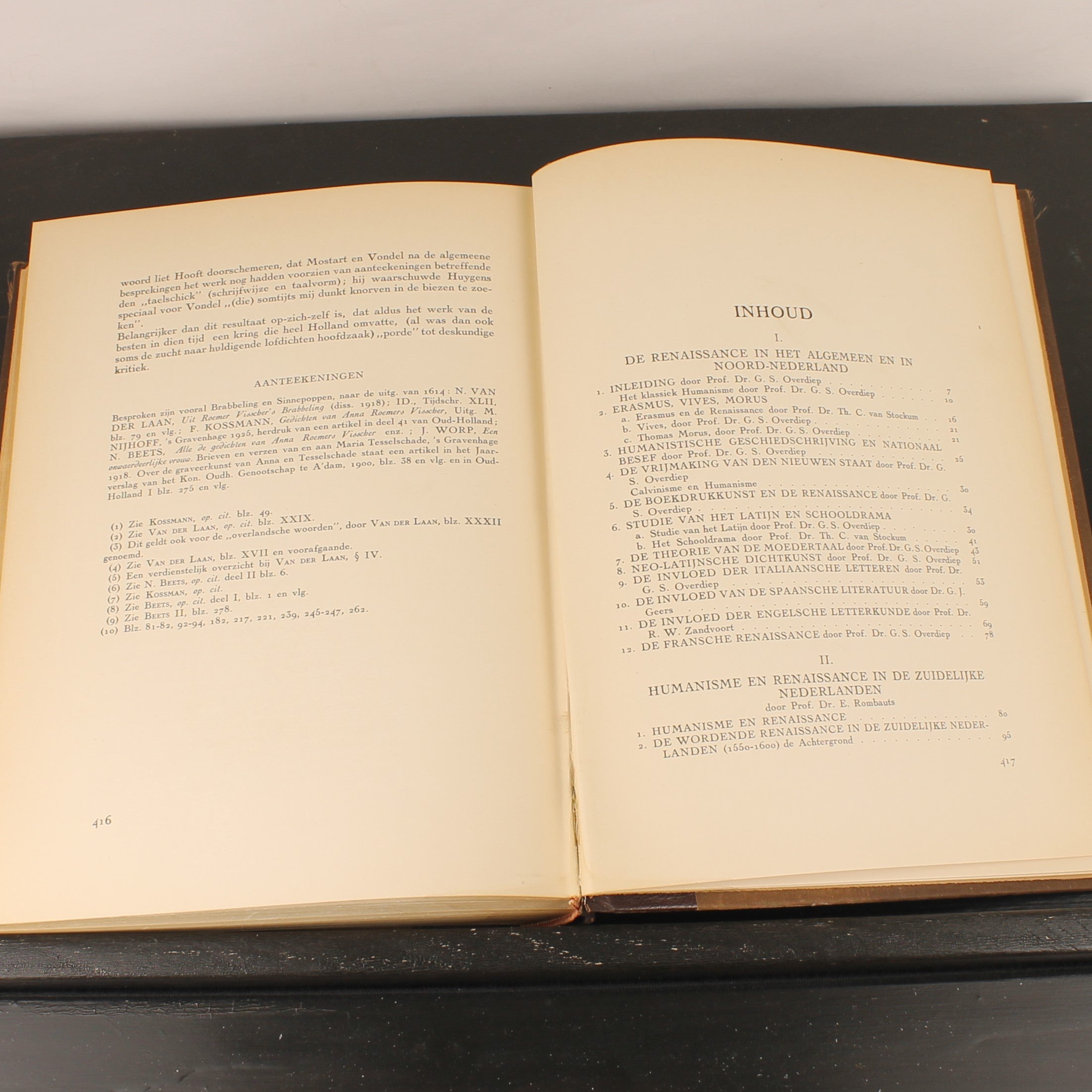 Geschiedenis van de Letterkunde der Nederlanden - Volledige set van 3 (ca. 1930)