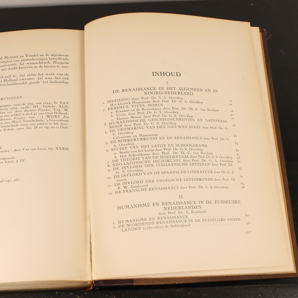 Geschiedenis van de Letterkunde der Nederlanden - Volledige set van 3 (ca. 1930)