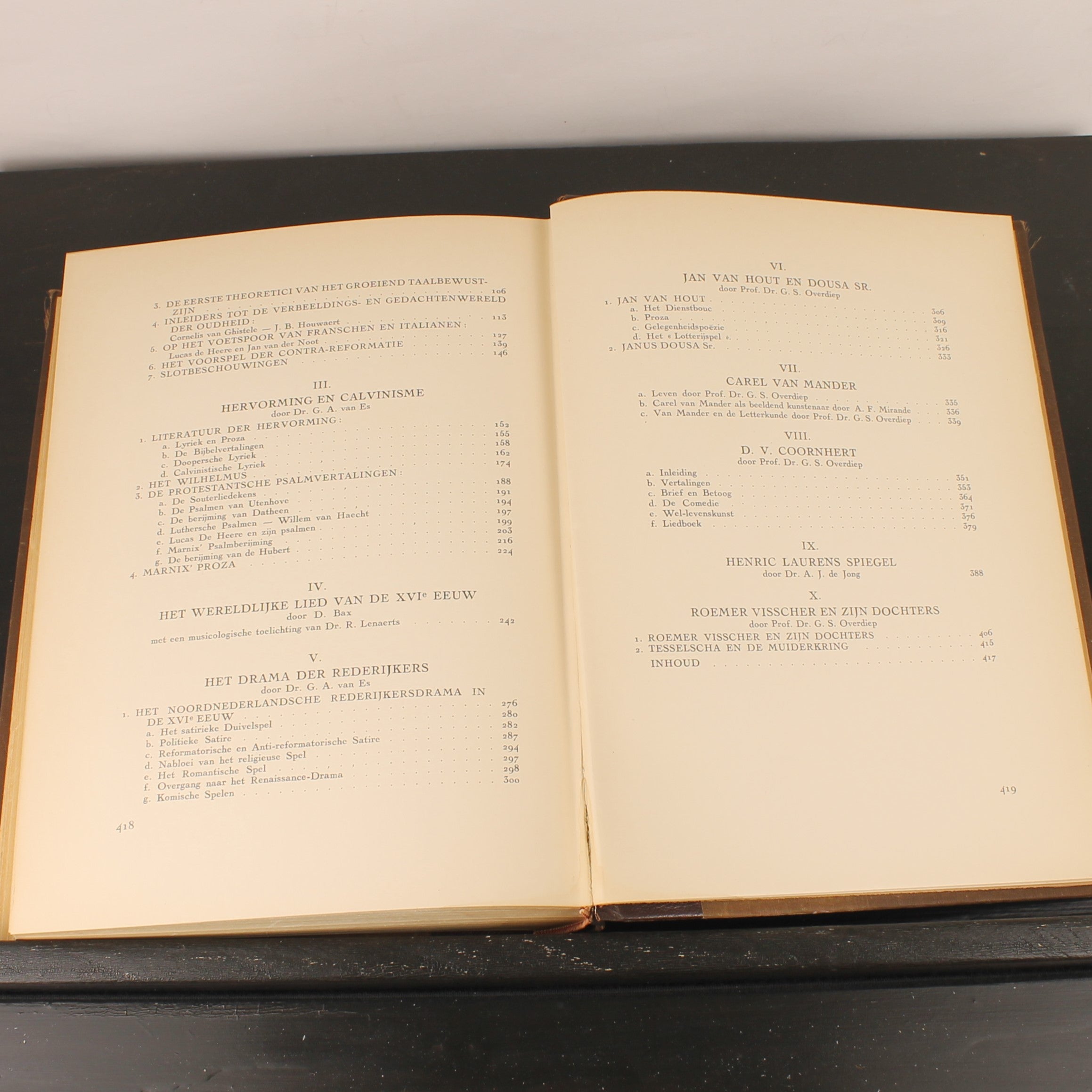 Geschiedenis van de Letterkunde der Nederlanden - Volledige set van 3 (ca. 1930)