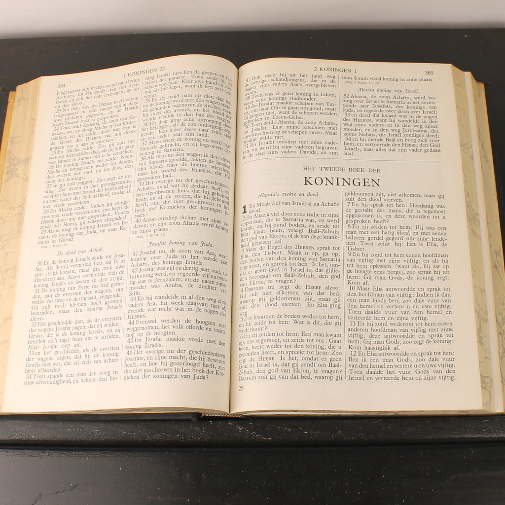 Statenbijbel ca. 1930 – A. Jongbloed Leeuwarden – Groot Formaat 28cm