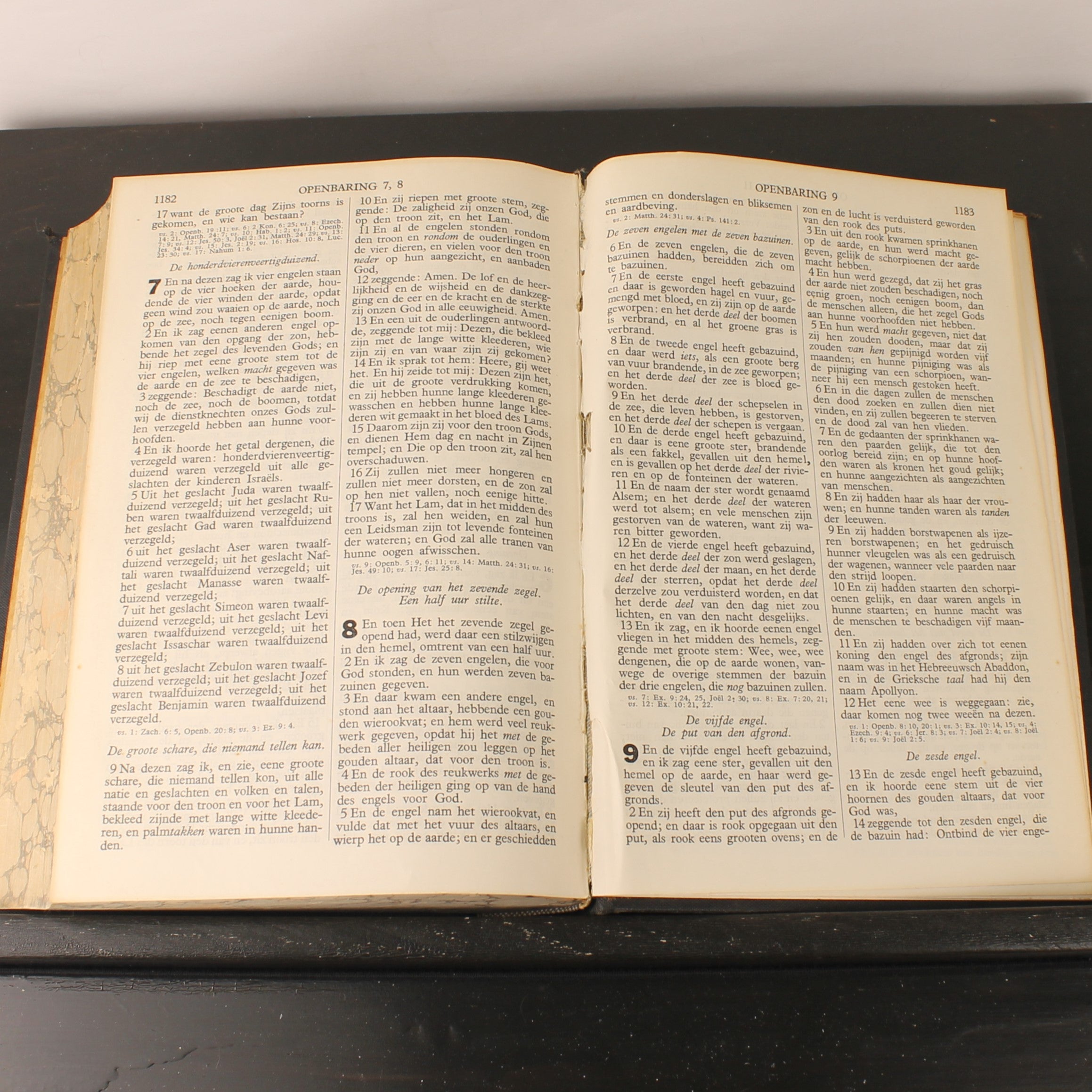 Statenbijbel ca. 1930 – A. Jongbloed Leeuwarden – Groot Formaat 28cm