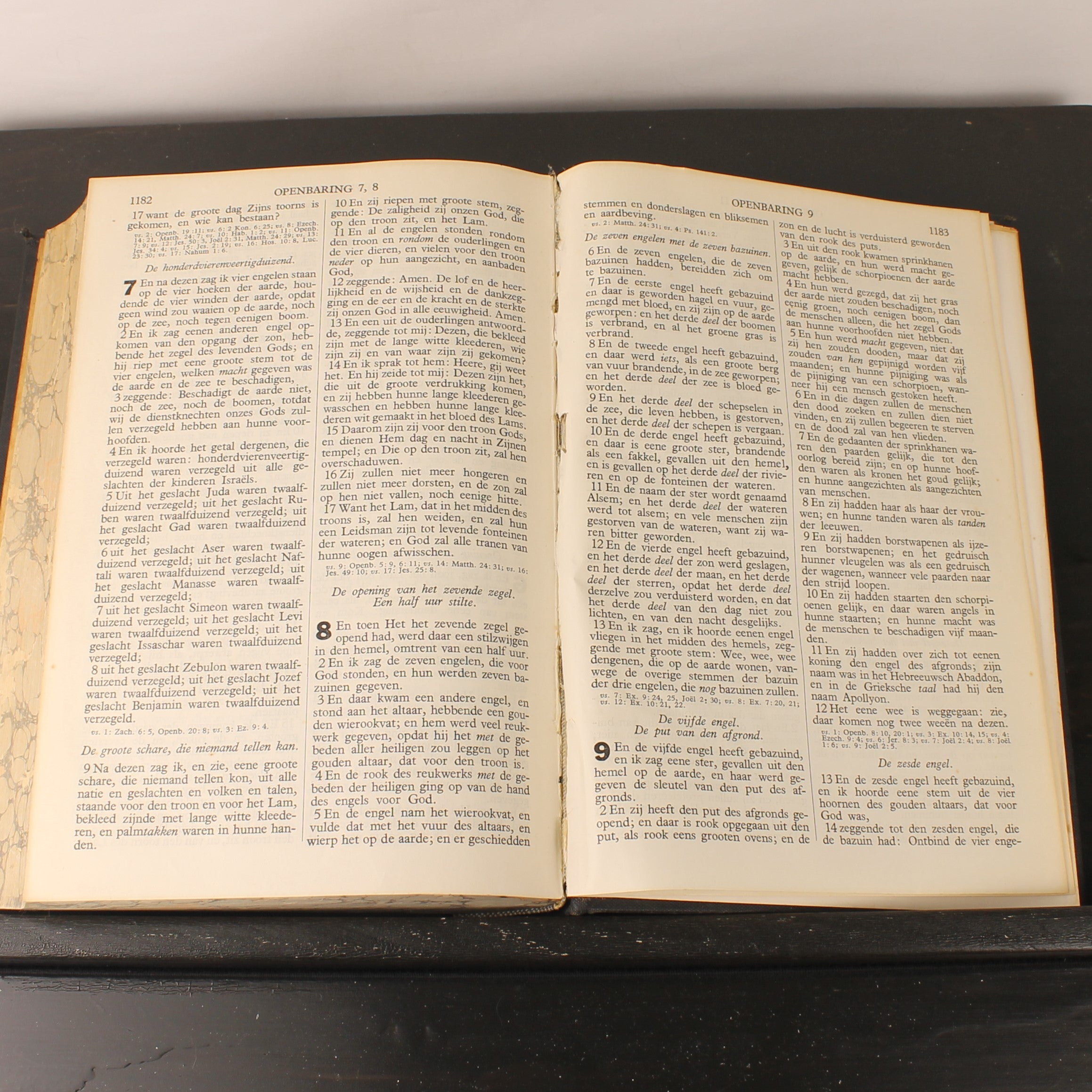 Statenbijbel ca. 1930 – A. Jongbloed Leeuwarden – Groot Formaat 28cm