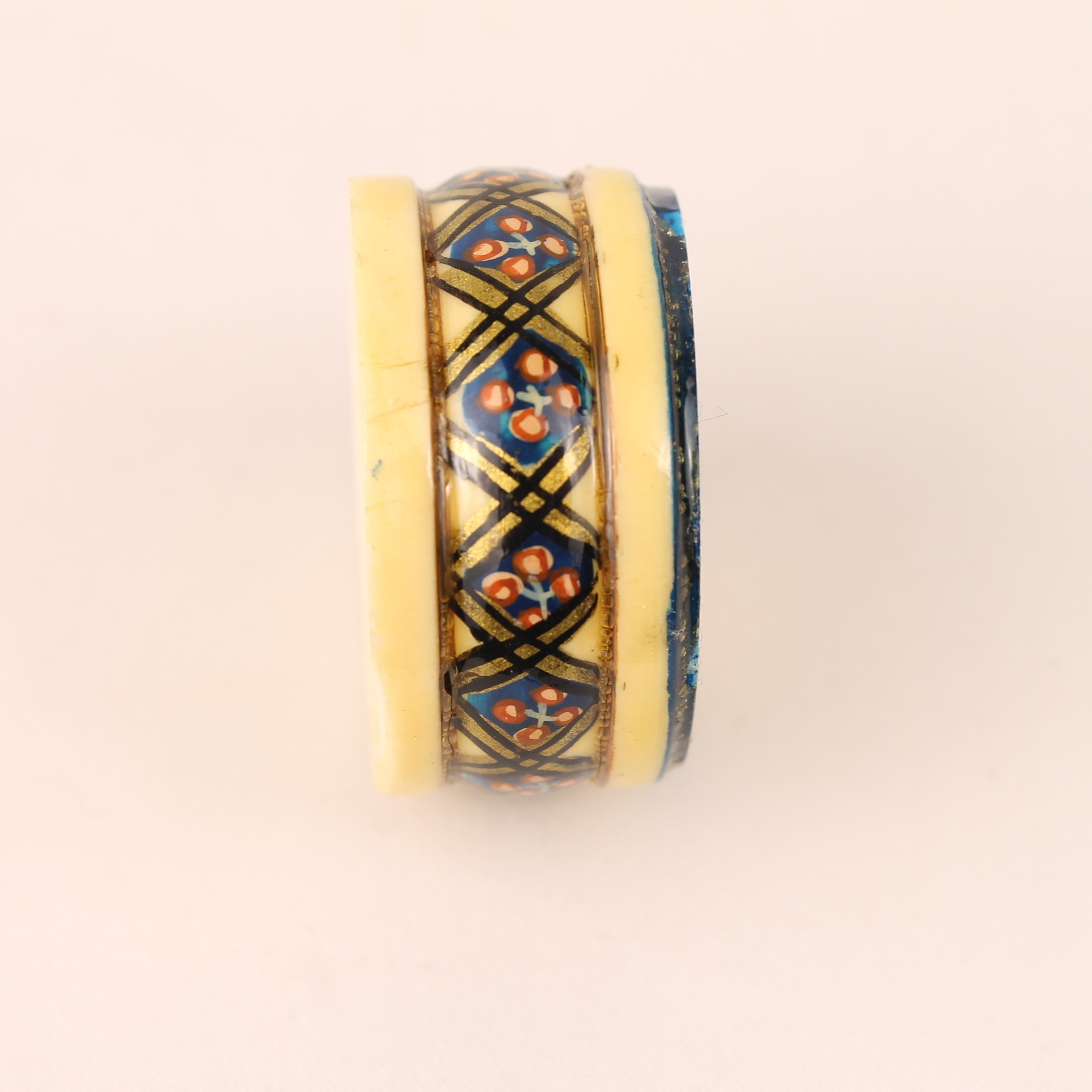 Oriëntaals Sierdoosje – Handbeschilderd – ca. 1930-1950 – 3,5 cm