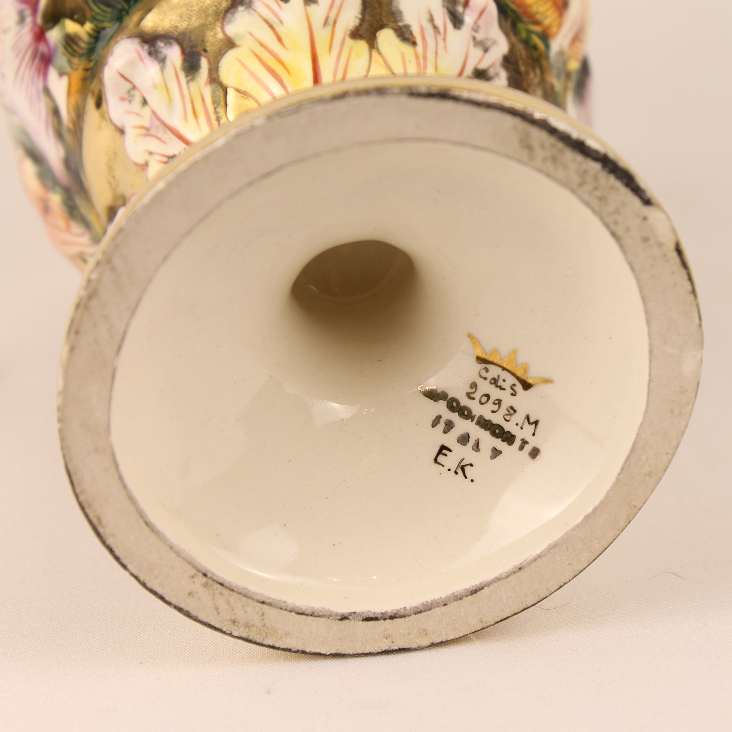Capodimonte Sieramforen – Mythologisch Decor – Italië ca. 1960–1980 - set van 2