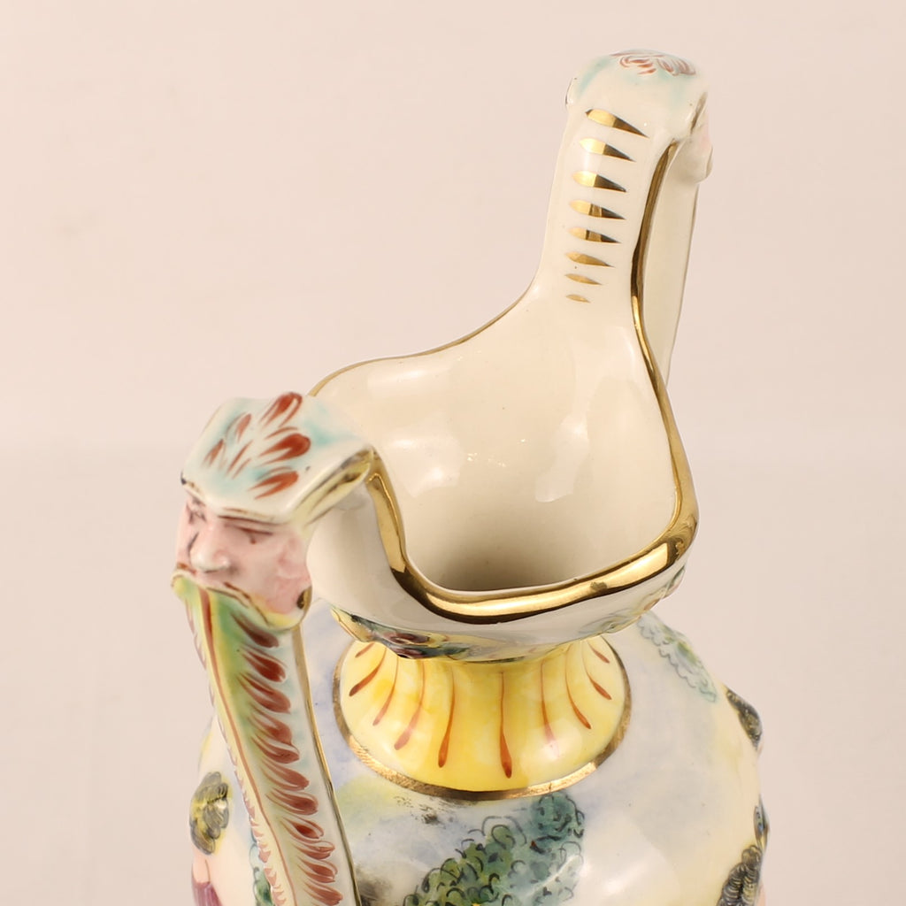 Capodimonte Sieramforen – Mythologisch Decor – Italië ca. 1960–1980 - set van 2
