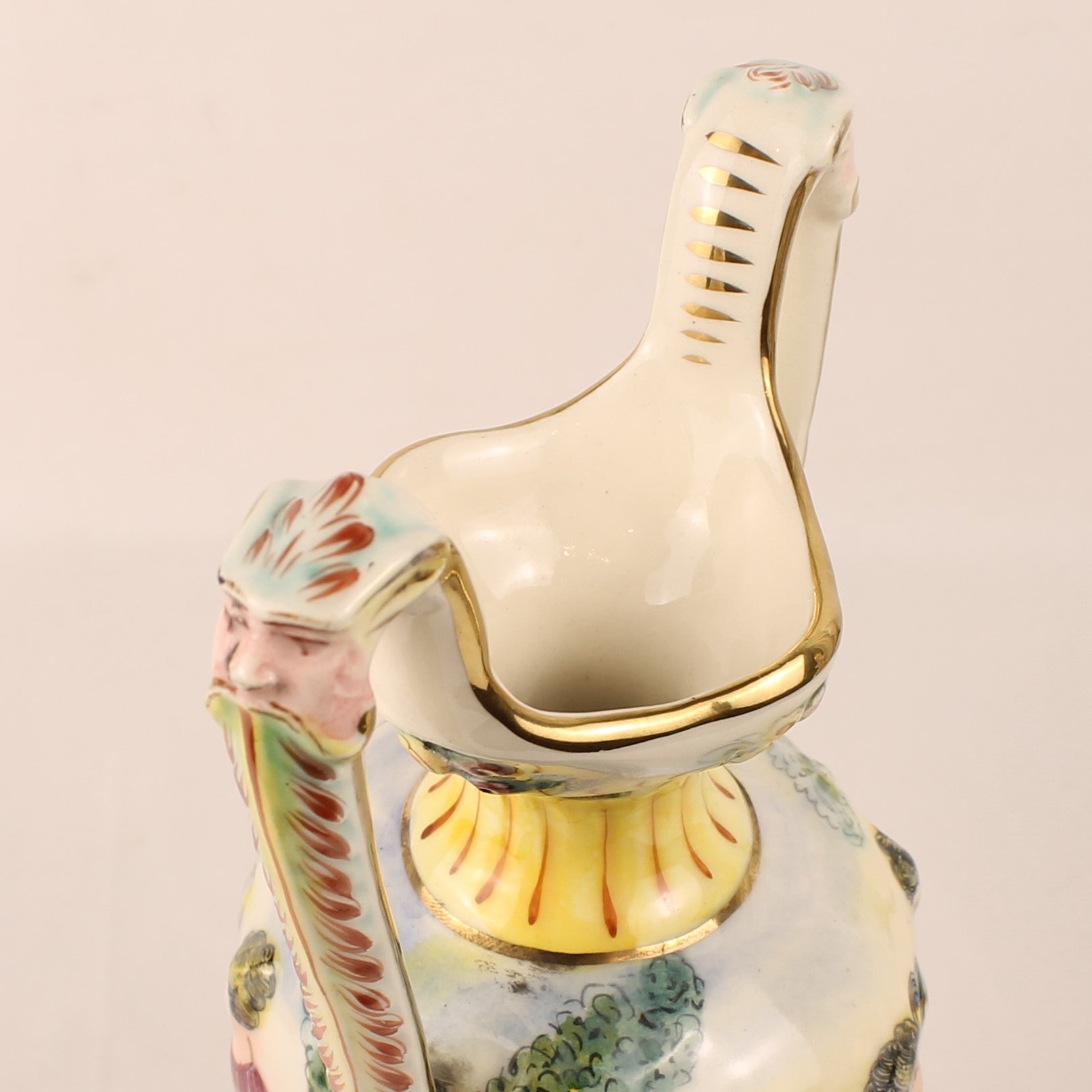 Capodimonte Sieramforen – Mythologisch Decor – Italië ca. 1960–1980 - set van 2