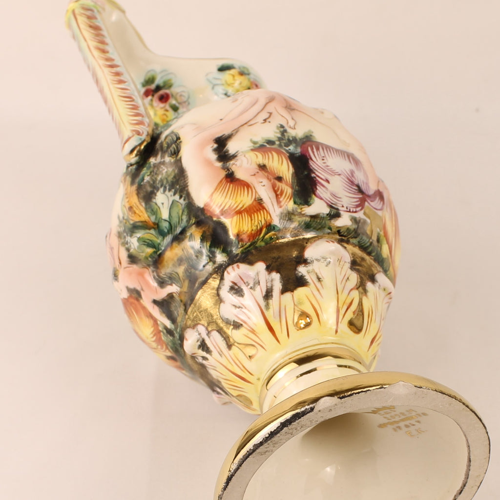 Capodimonte Sieramforen – Mythologisch Decor – Italië ca. 1960–1980 - set van 2