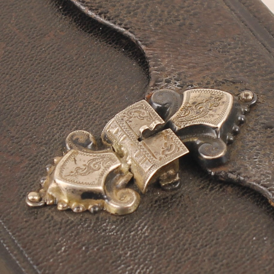 Statenbijbel 1884 – Nouveau Testament – Reliure en Cuir avec Fermoir Fonctionnel – Tranches Dorées