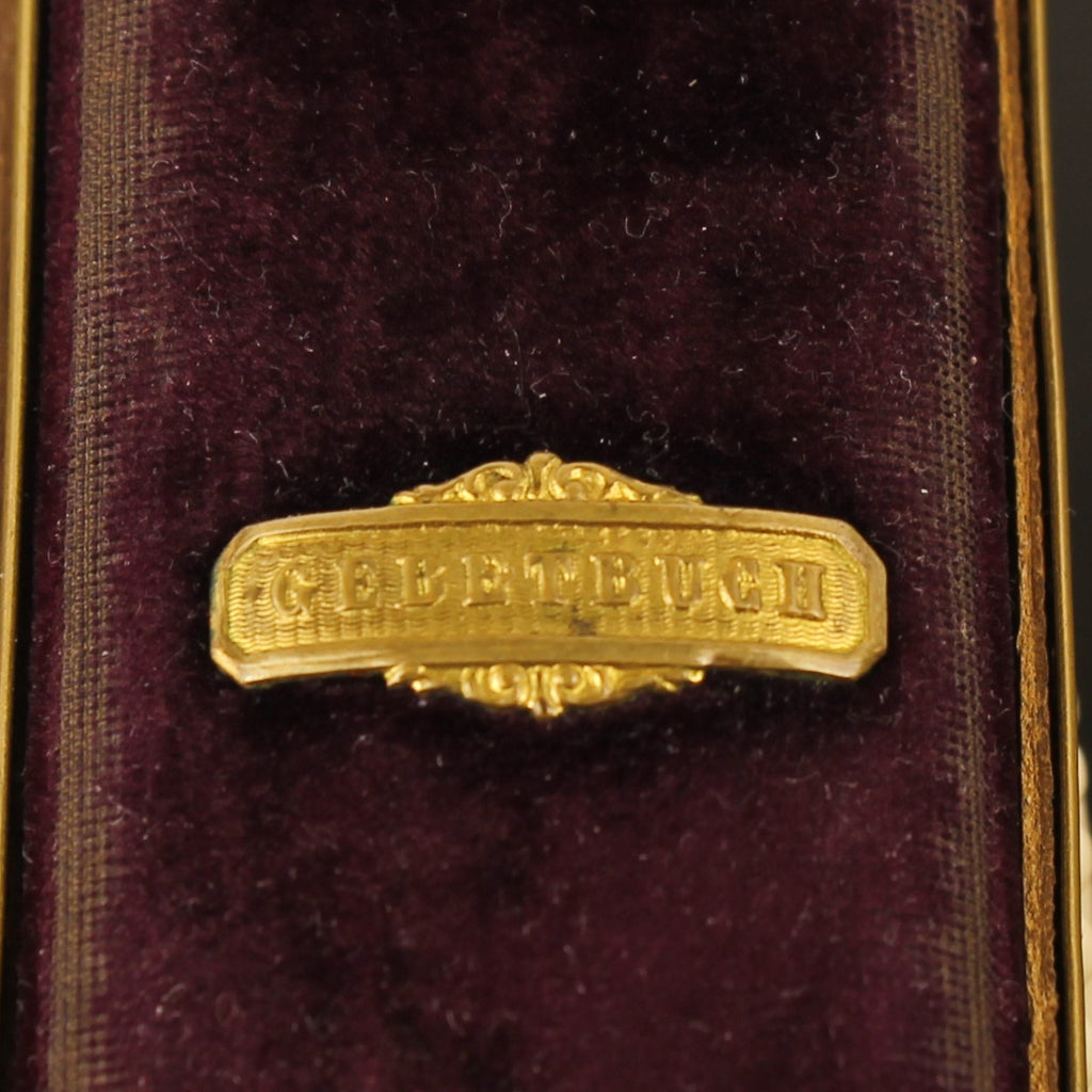 Im Kreuz ist Heil - Duits Gebedenboek 1875 - Luxe Metalen Band met Agnus Dei – Kevelaer