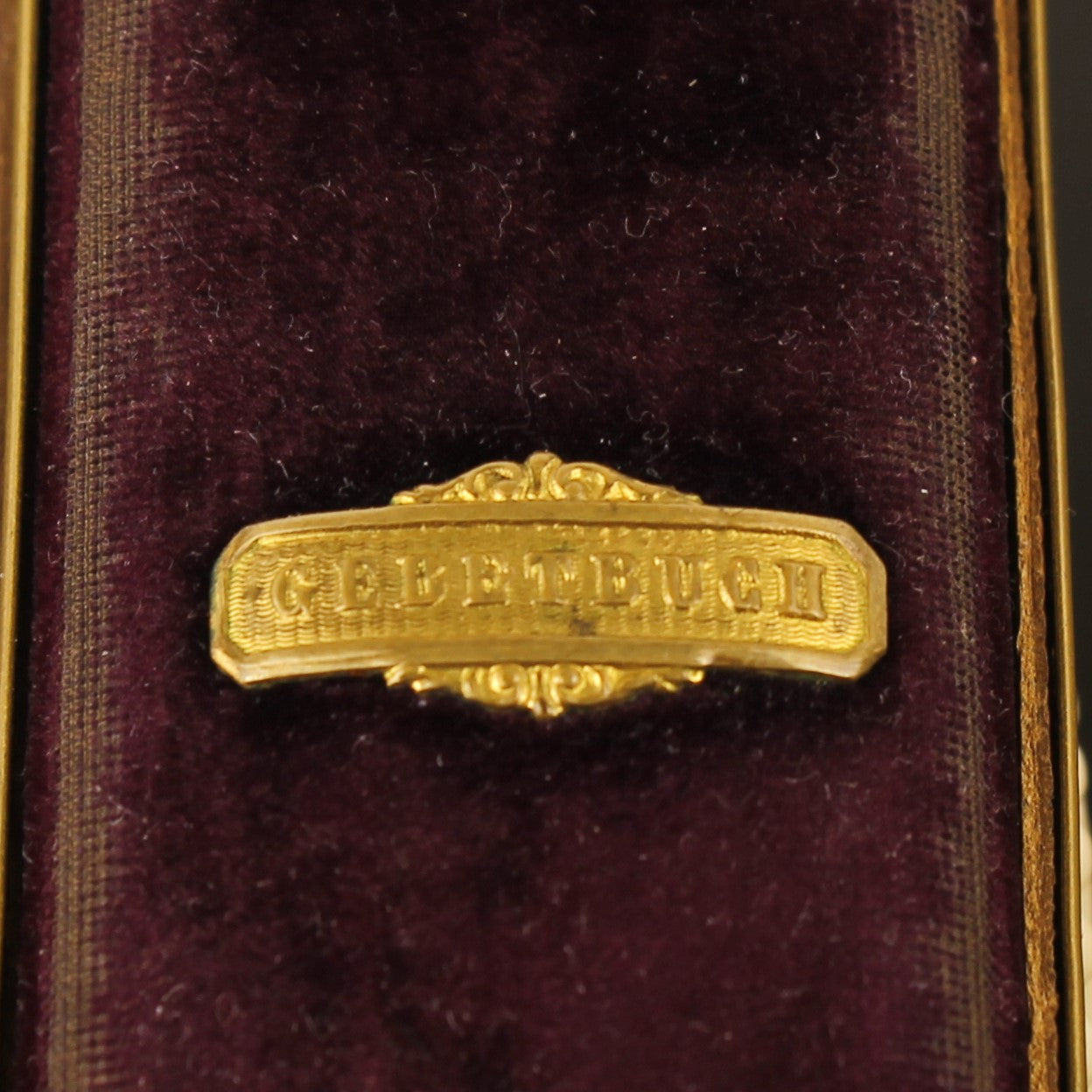 Im Kreuz ist Heil - Duits Gebedenboek 1875 - Luxe Metalen Band met Agnus Dei – Kevelaer