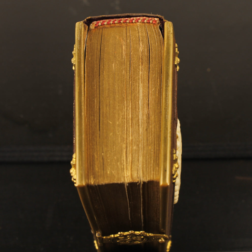 Im Kreuz ist Heil - Duits Gebedenboek 1875 - Luxe Metalen Band met Agnus Dei – Kevelaer