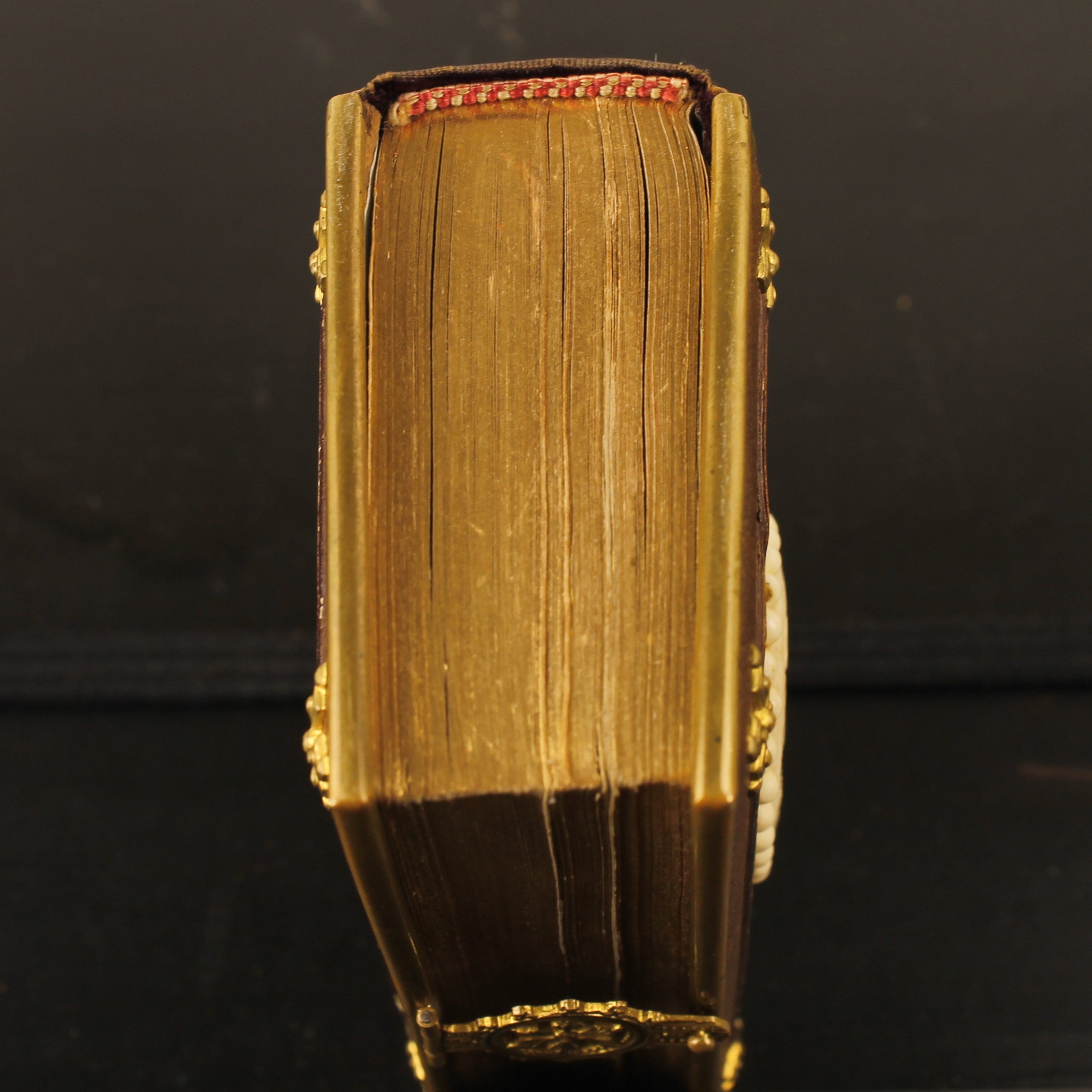 Im Kreuz ist Heil - Duits Gebedenboek 1875 - Luxe Metalen Band met Agnus Dei – Kevelaer