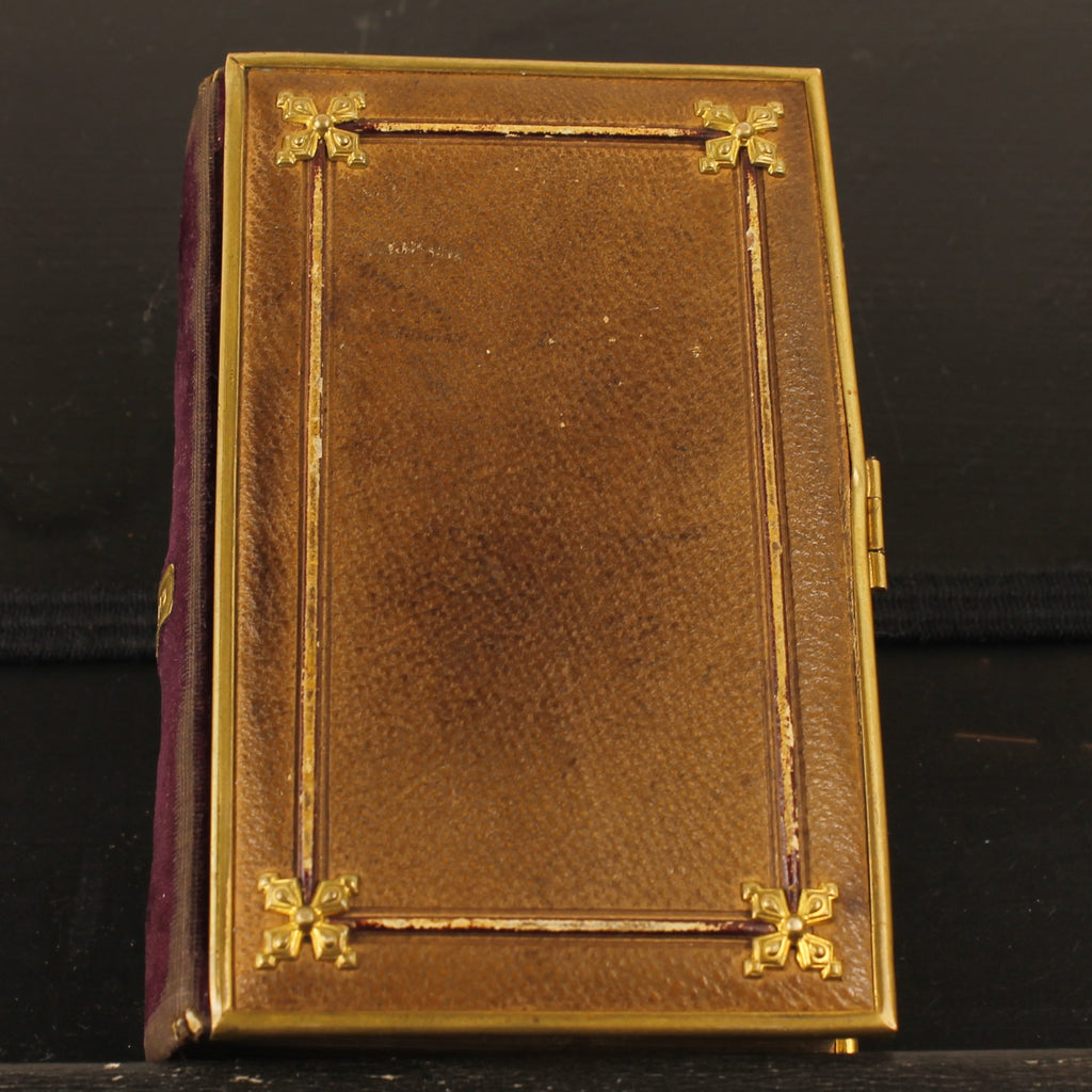 Im Kreuz ist Heil - Duits Gebedenboek 1875 - Luxe Metalen Band met Agnus Dei – Kevelaer