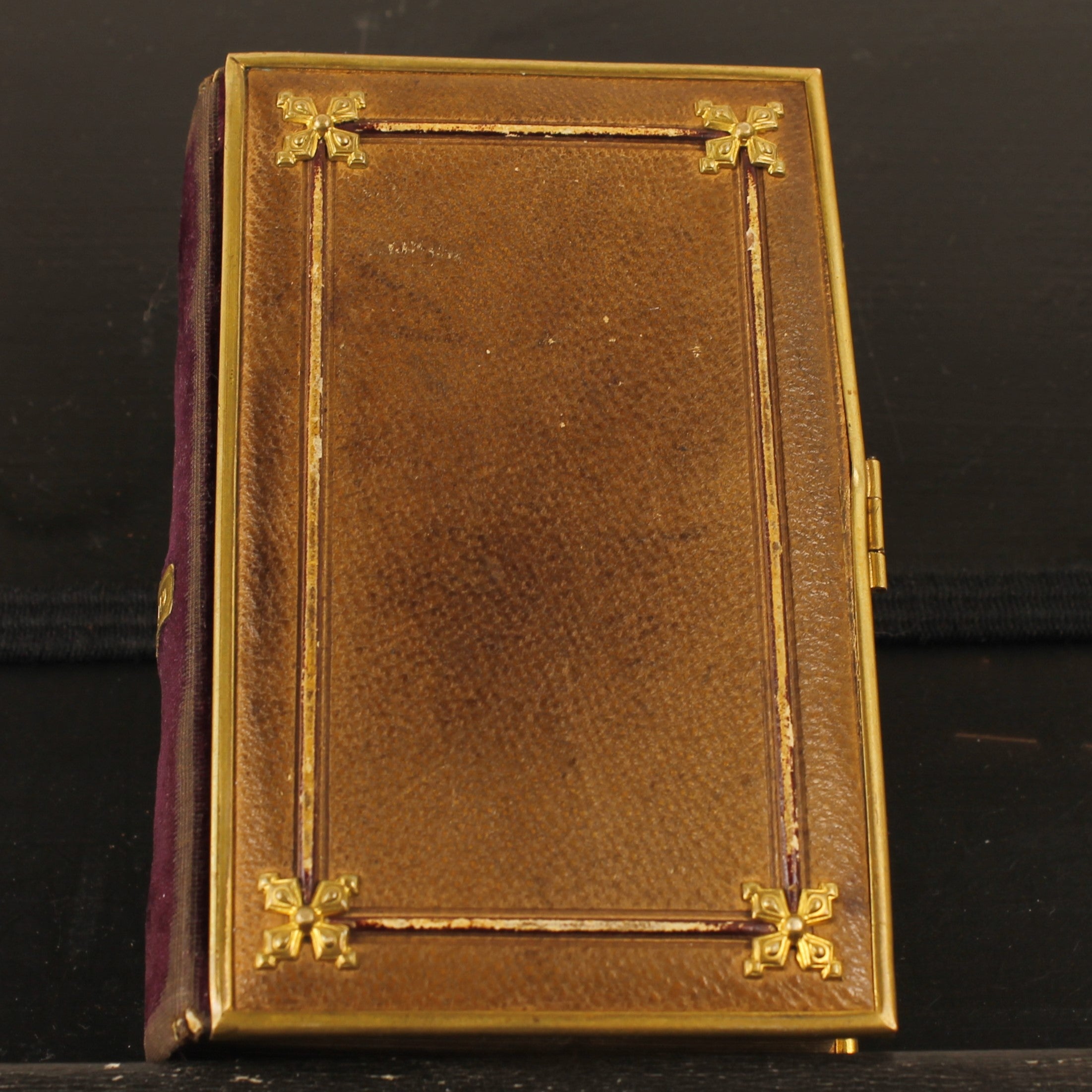 Im Kreuz ist Heil - Duits Gebedenboek 1875 - Luxe Metalen Band met Agnus Dei – Kevelaer