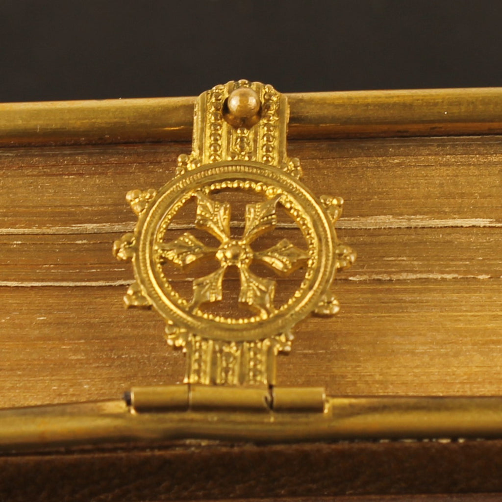 Im Kreuz ist Heil - Duits Gebedenboek 1875 - Luxe Metalen Band met Agnus Dei – Kevelaer