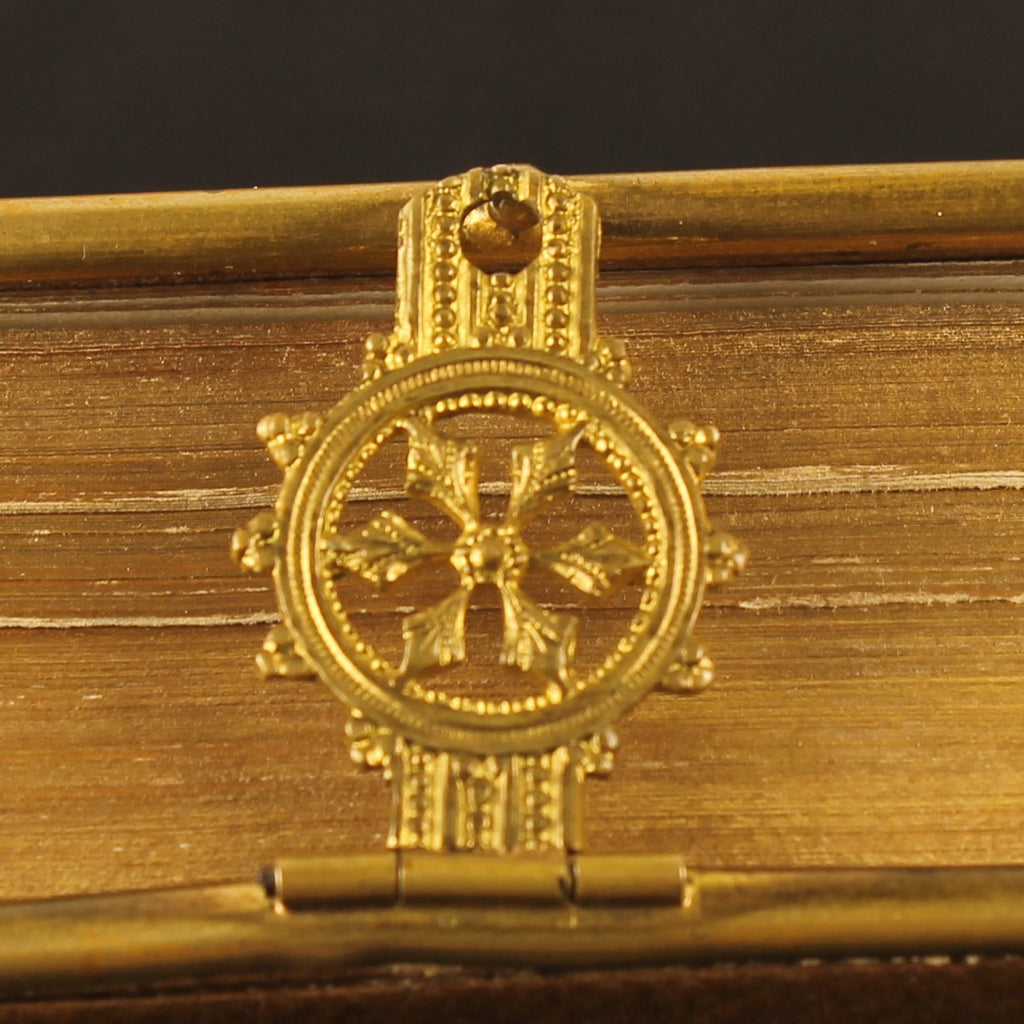 Im Kreuz ist Heil - Duits Gebedenboek 1875 - Luxe Metalen Band met Agnus Dei – Kevelaer