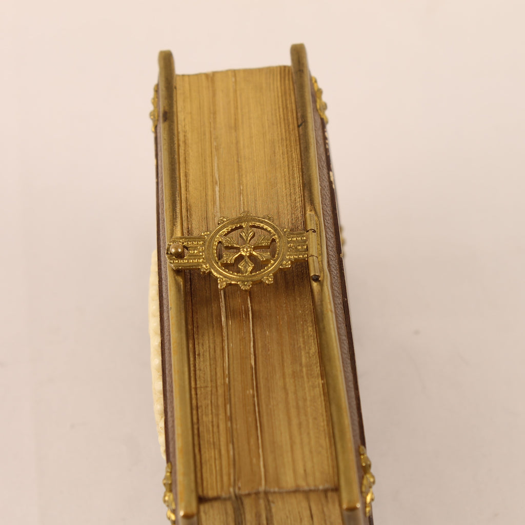 Im Kreuz ist Heil - Duits Gebedenboek 1875 - Luxe Metalen Band met Agnus Dei – Kevelaer