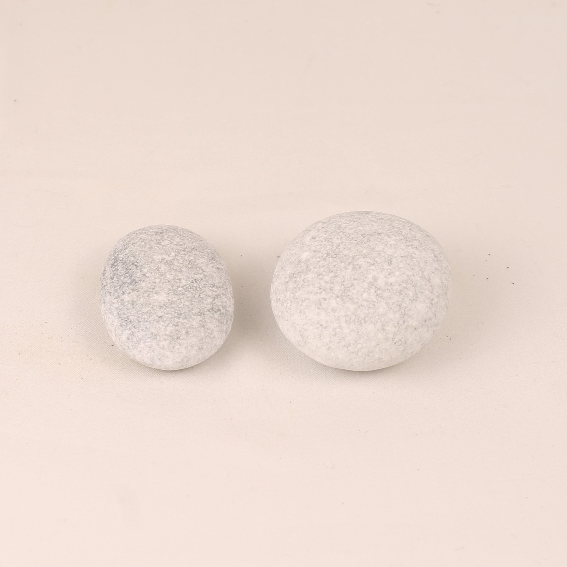 Worry Stones 6–7 cm – Ovale Handstenen - Natuursteen - Set van 2