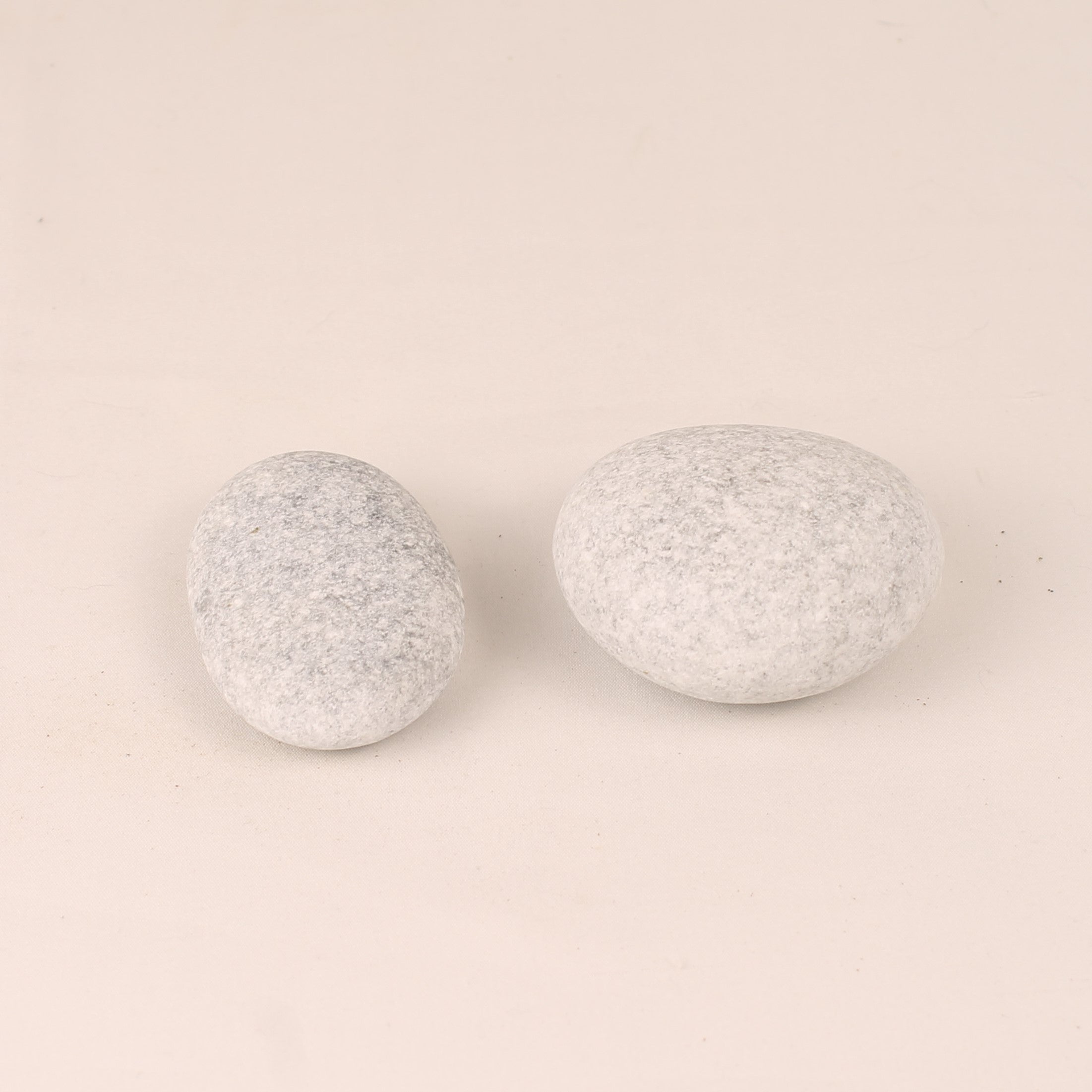 Worry Stones 6–7 cm – Ovale Handstenen - Natuursteen - Set van 2