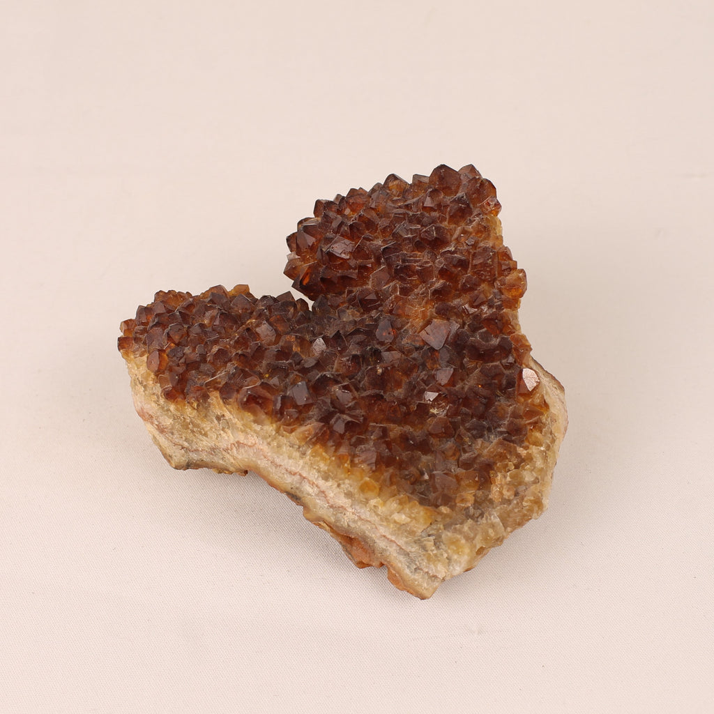 Cluster de citrine (Améthyste chauffée) – 9 cm – Brésil