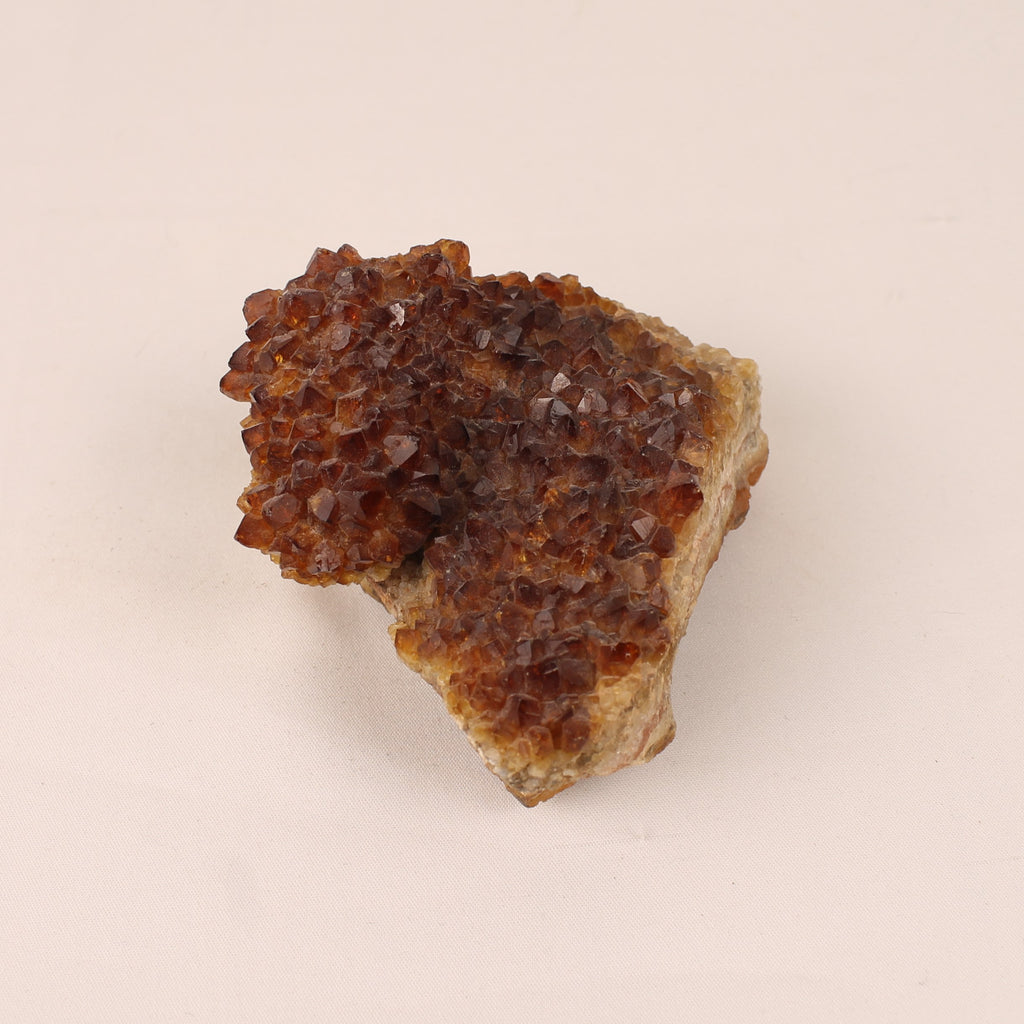 Cluster de citrine (Améthyste chauffée) – 9 cm – Brésil