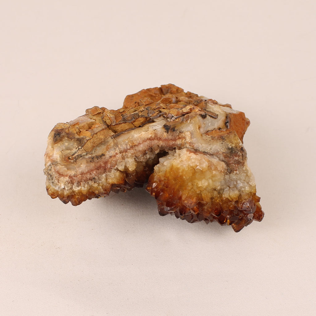 Cluster de citrine (Améthyste chauffée) – 9 cm – Brésil