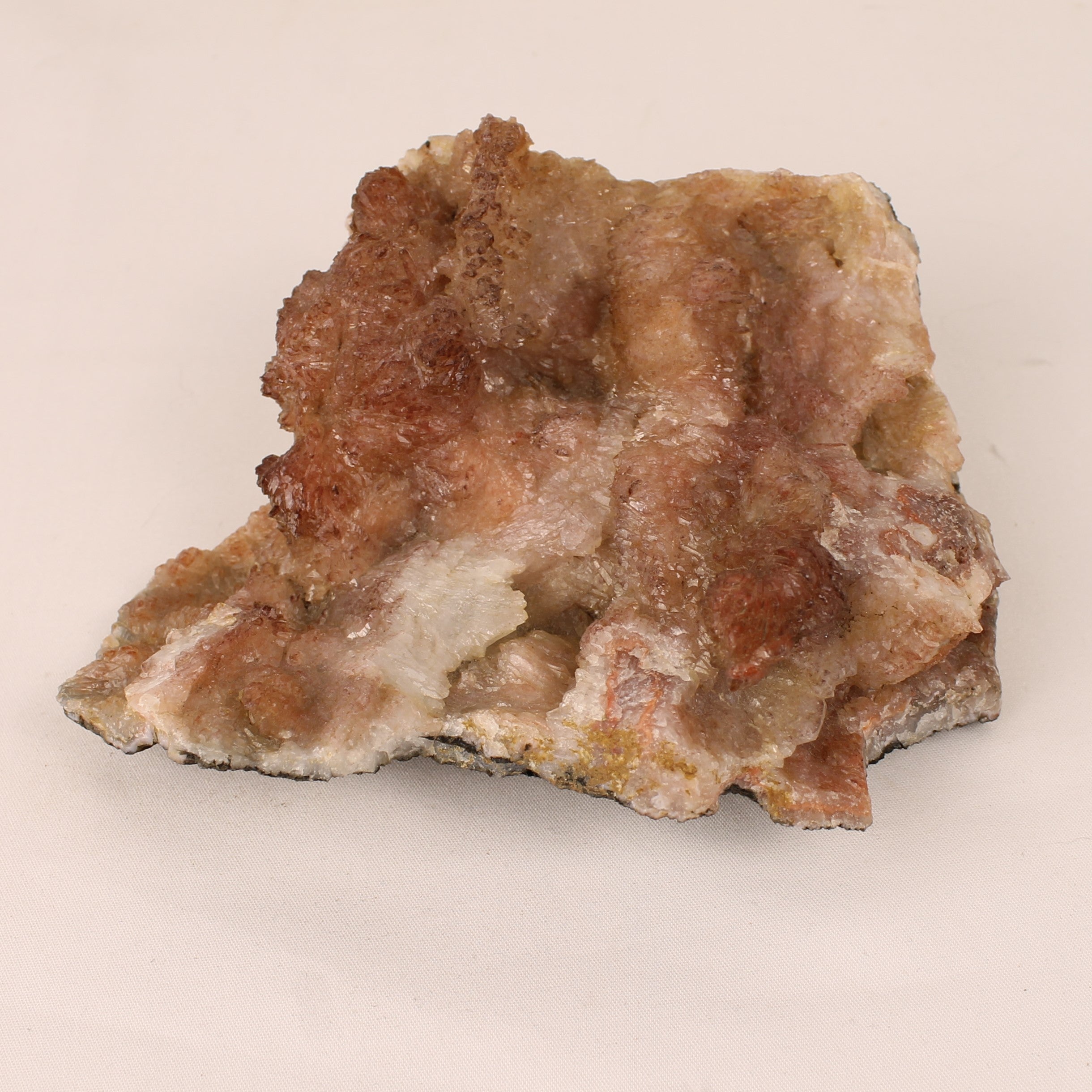 Stilbite Crystal Cluster on Basalt Matrix – 14 cm – India