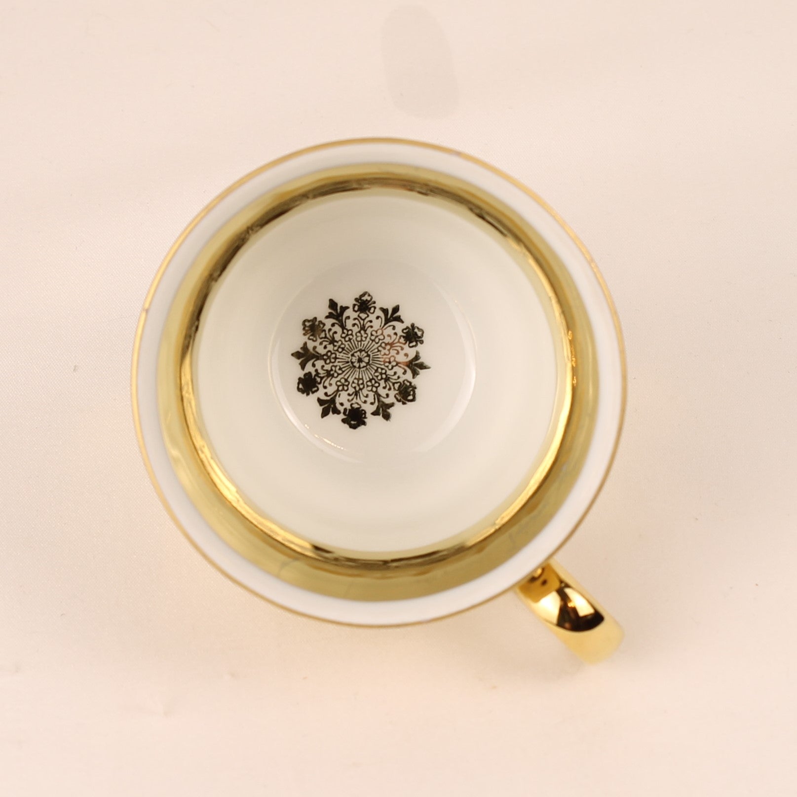 Wunsiedel Bavaria Volledig Verguld Mokka Servies – Mid Century Duitsland ca. 1960