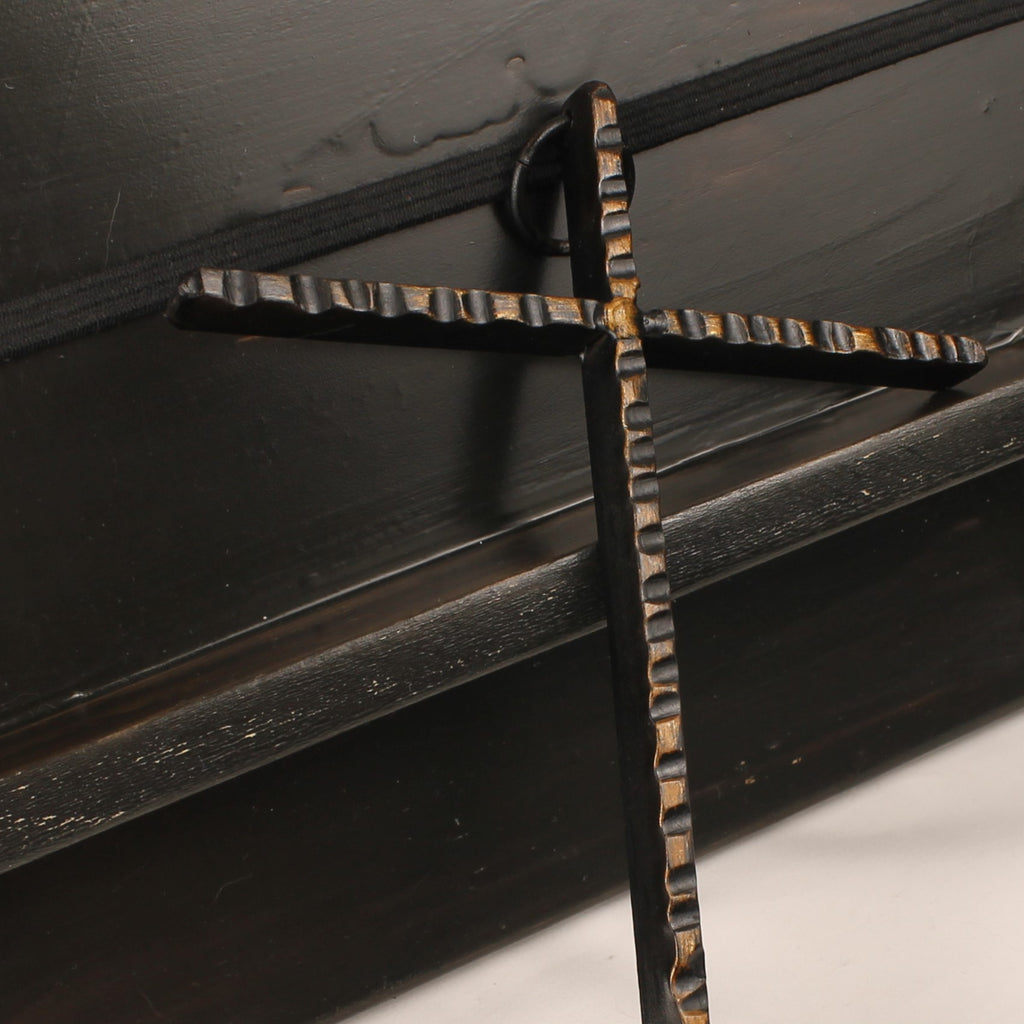 Wandkruis Smeedijzer - Handbewerkt 22.5 cm