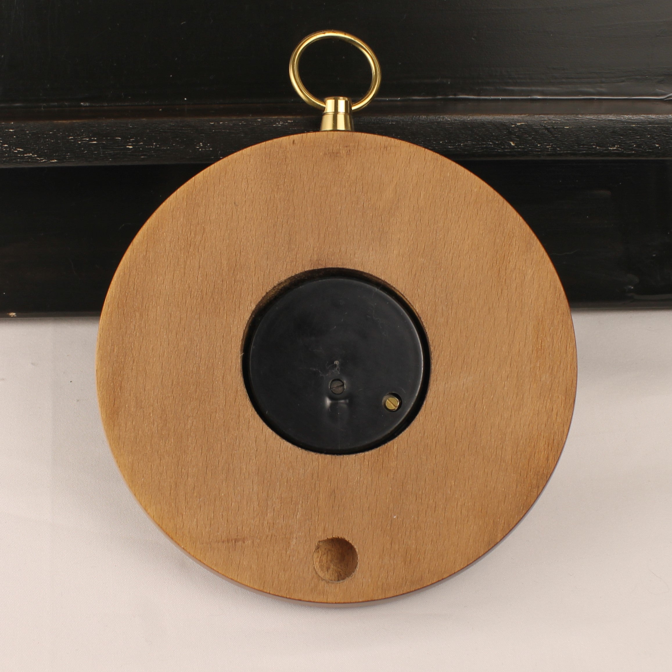 Fischer Wandbarometer – Made in GDR – 15 cm – Jaren 60/70