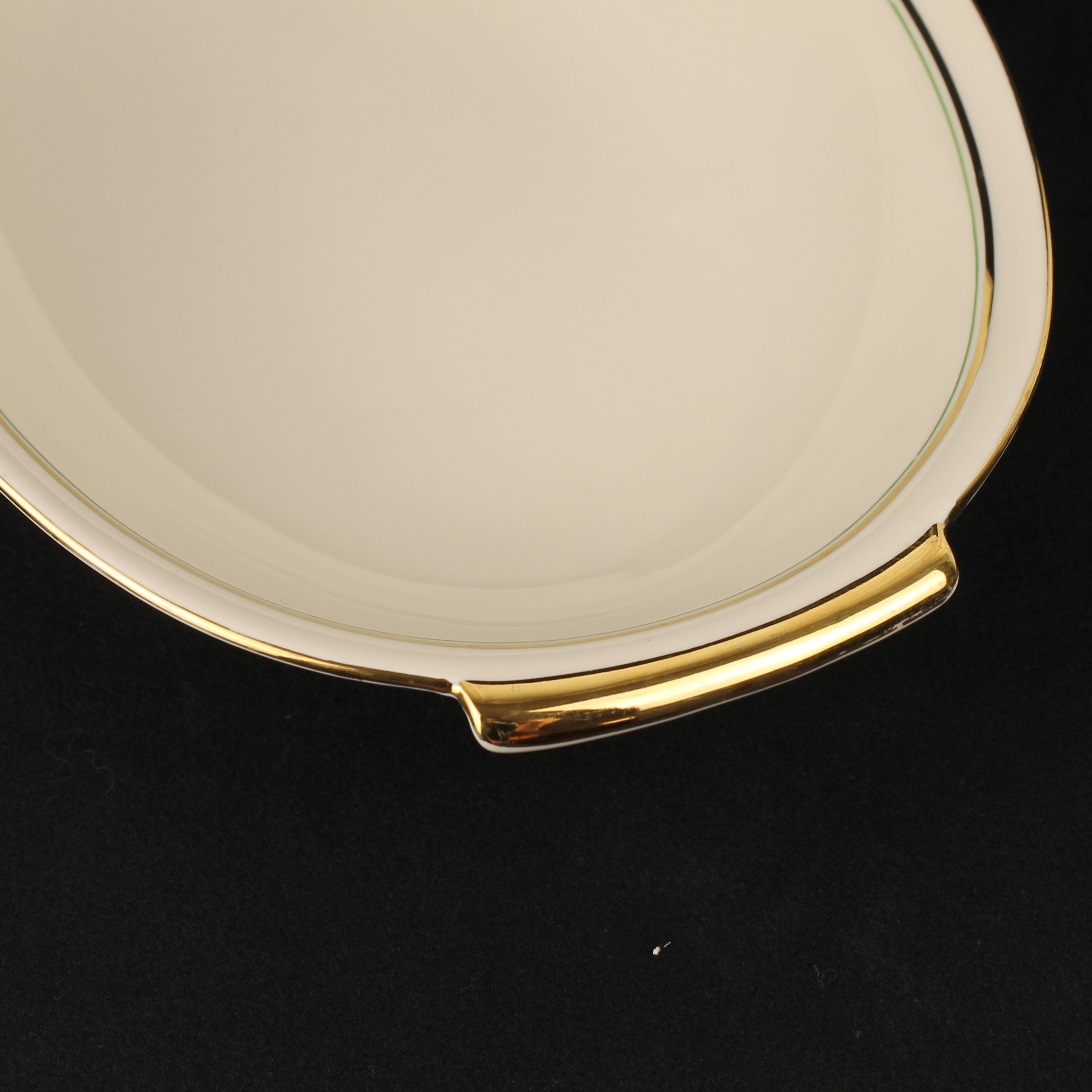 Bavaria Porseleinen Serveerschalen Set – 4 Stuks met Goudrand – 32 & 23 cm