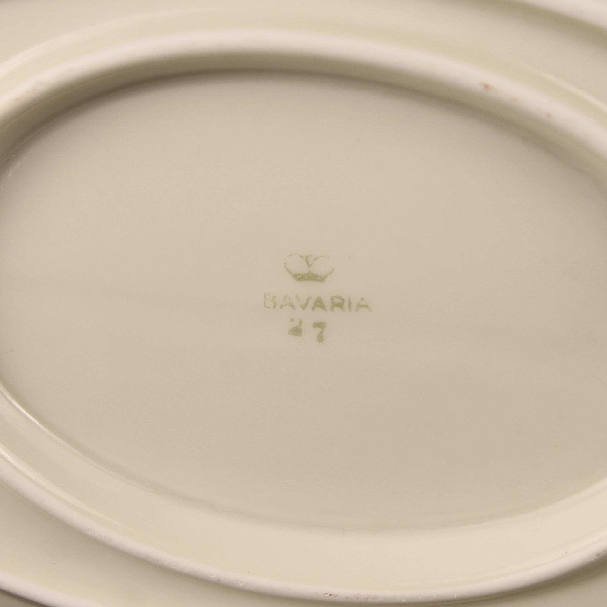Bavaria Porseleinen Sauskom met Onderschotel – Goudrand – 21 cm