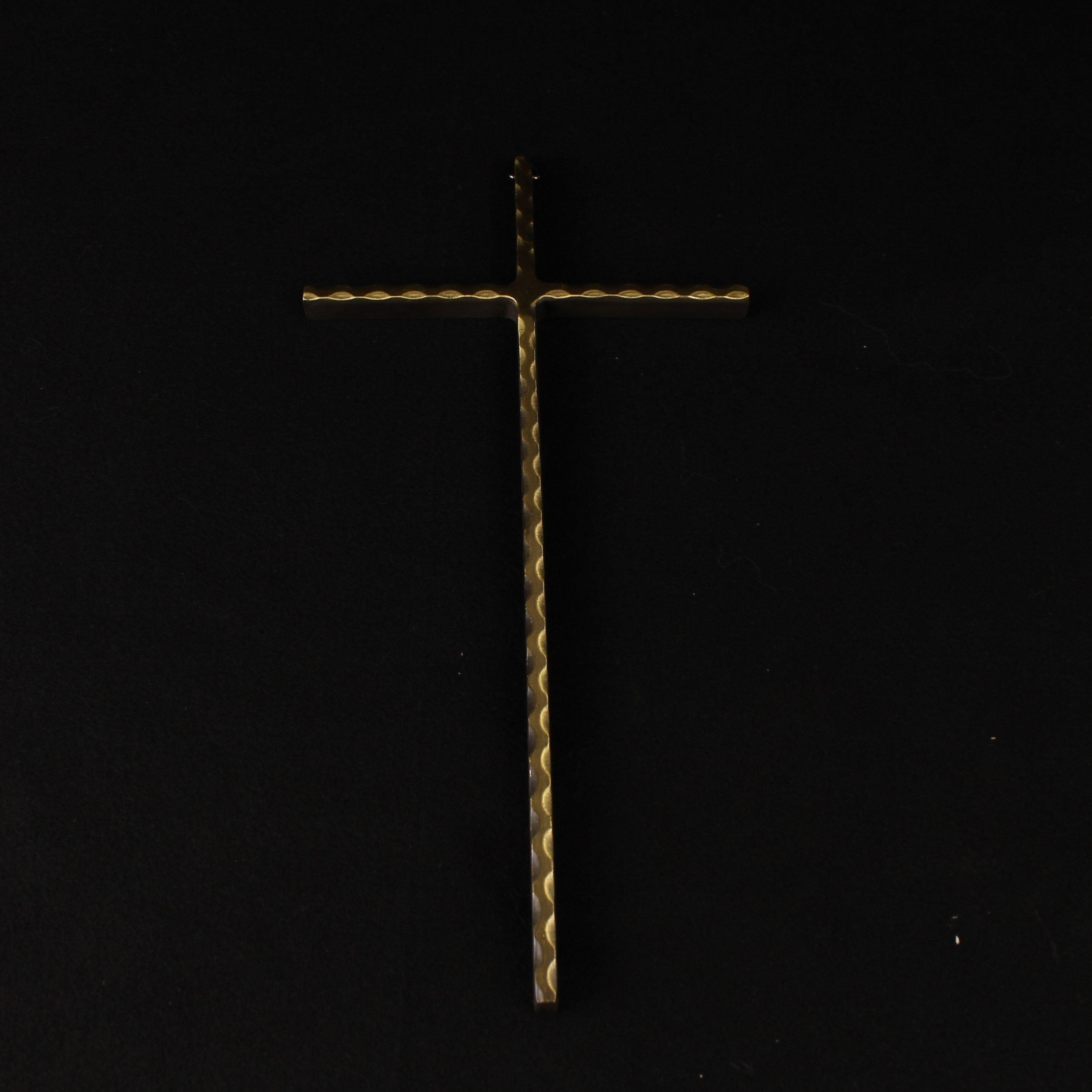 Wandkruis in Verguld Metaal – ca. 1955–1980 – 24,5 cm