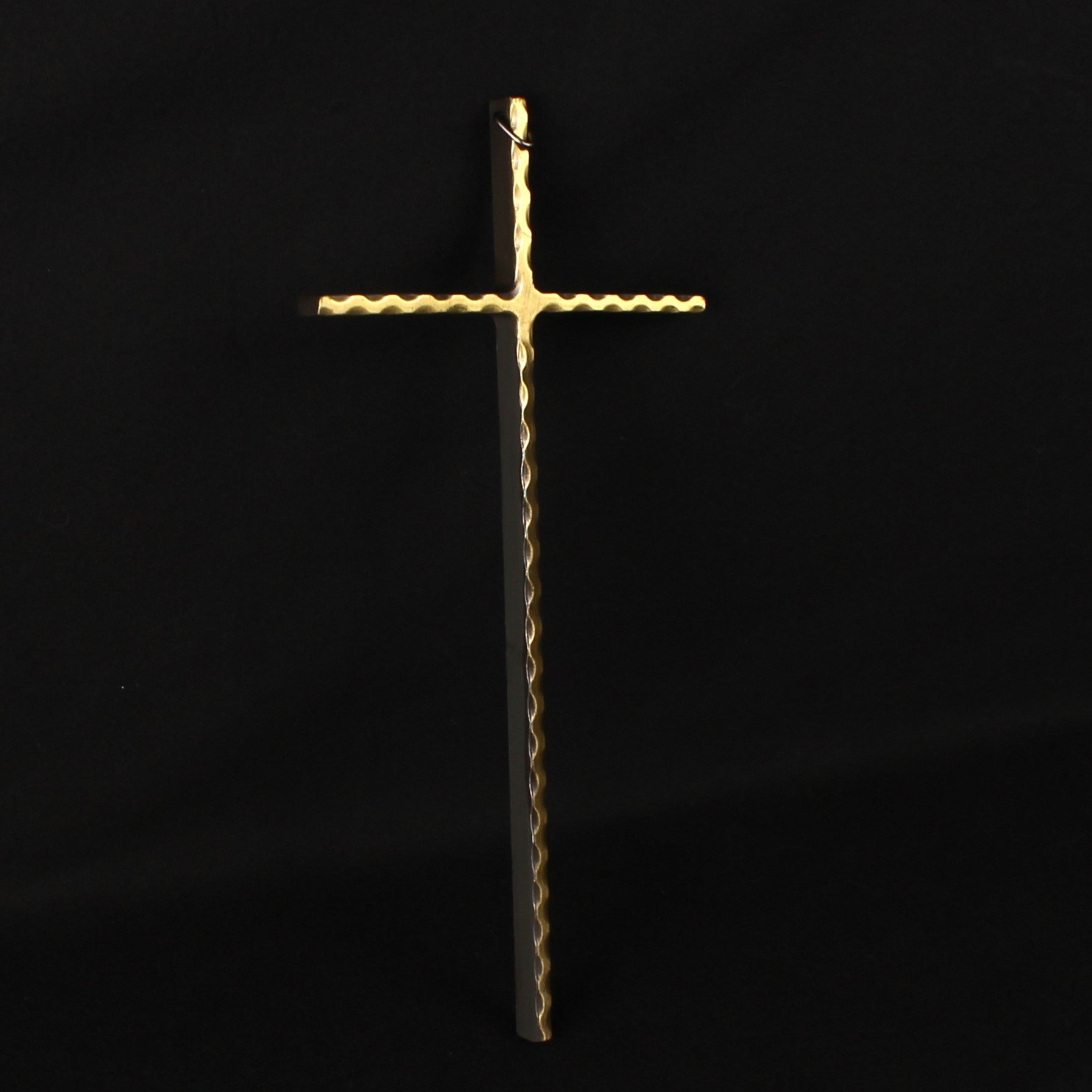 Wandkruis in Verguld Metaal – ca. 1955–1980 – 24,5 cm