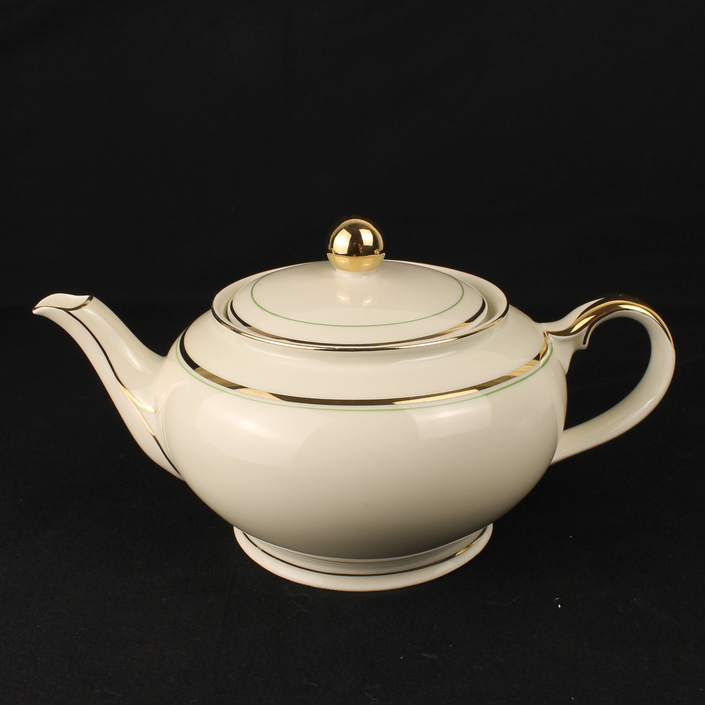 Bavaria Theeservies 16-delig – Goudrand & Groene Bies