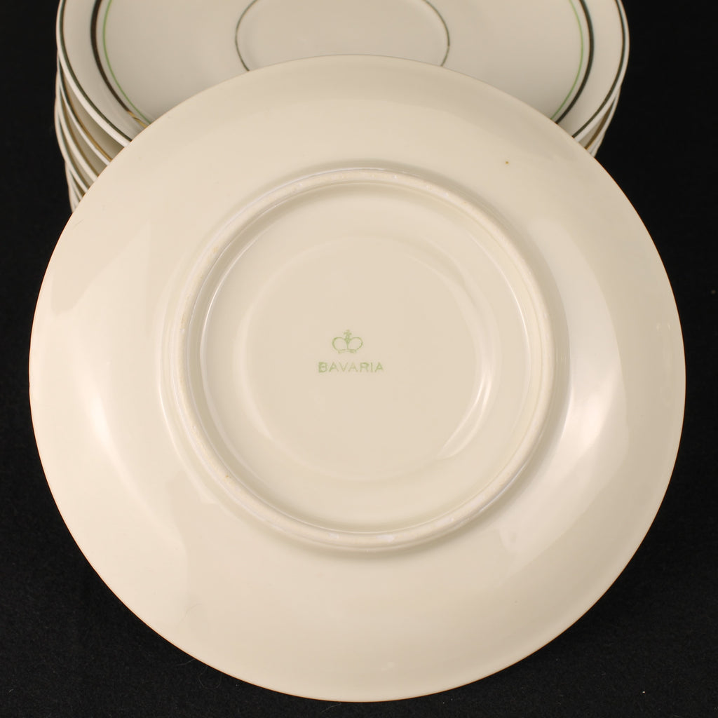 Bavaria Theeservies 16-delig – Goudrand & Groene Bies