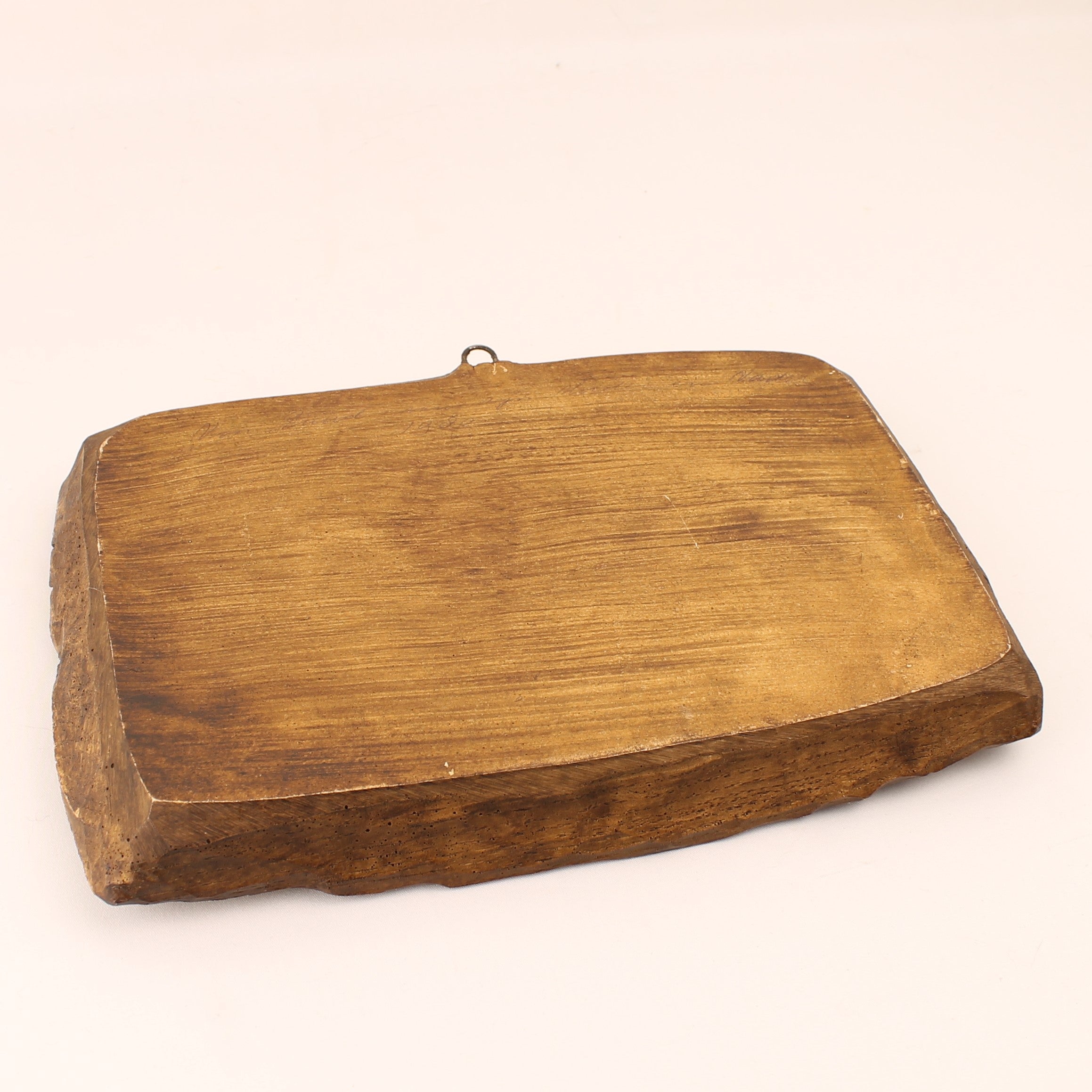 Het Laatste Avondmaal - Vintage Houten Reliëf Handgesneden - ca. 1980