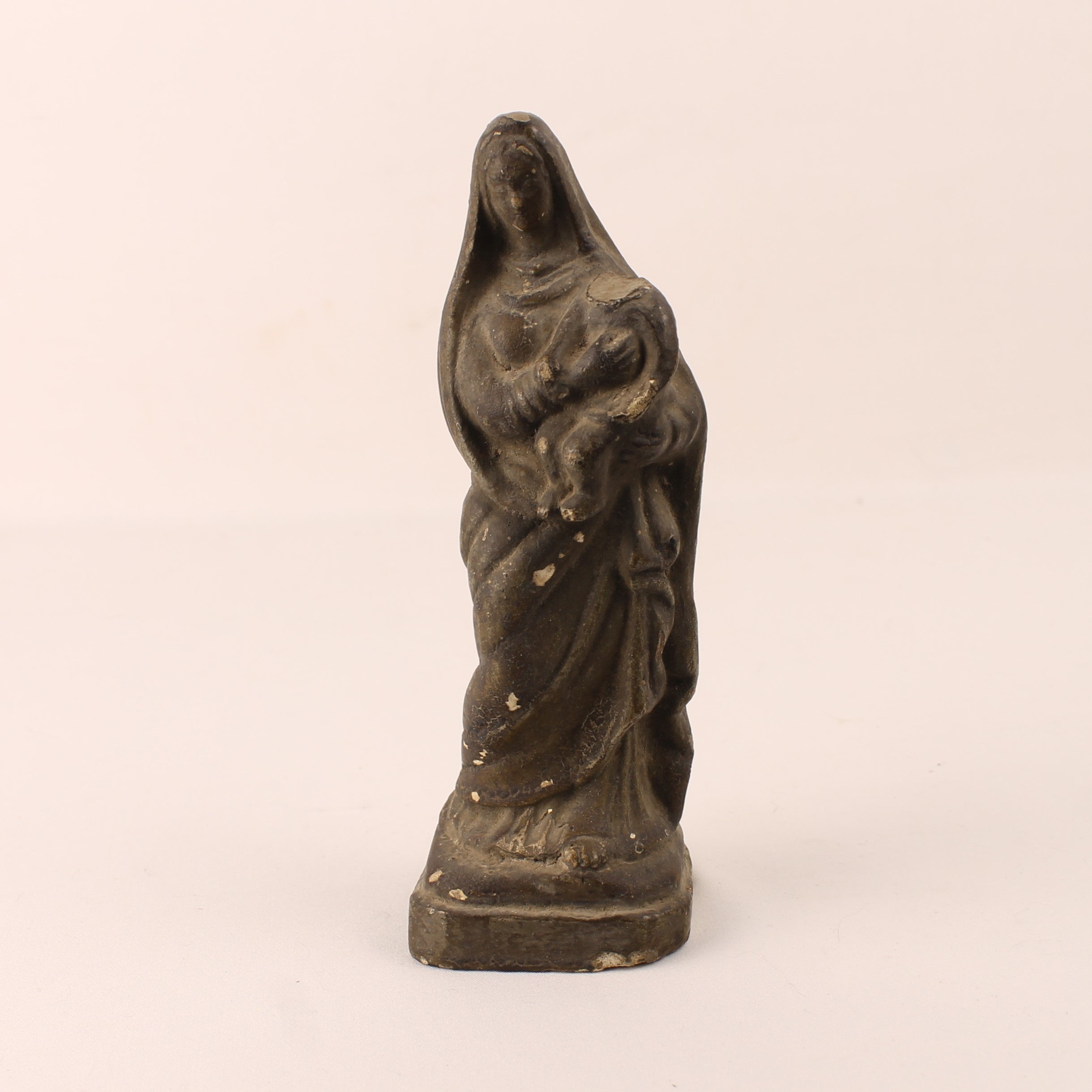 Madonna met Kind – Devotiebeeld – 15 cm – Doorleefde Staat