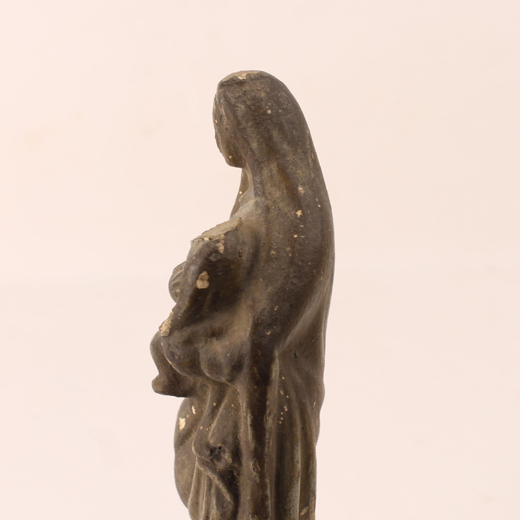 Madonna met Kind – Devotiebeeld – 15 cm – Doorleefde Staat