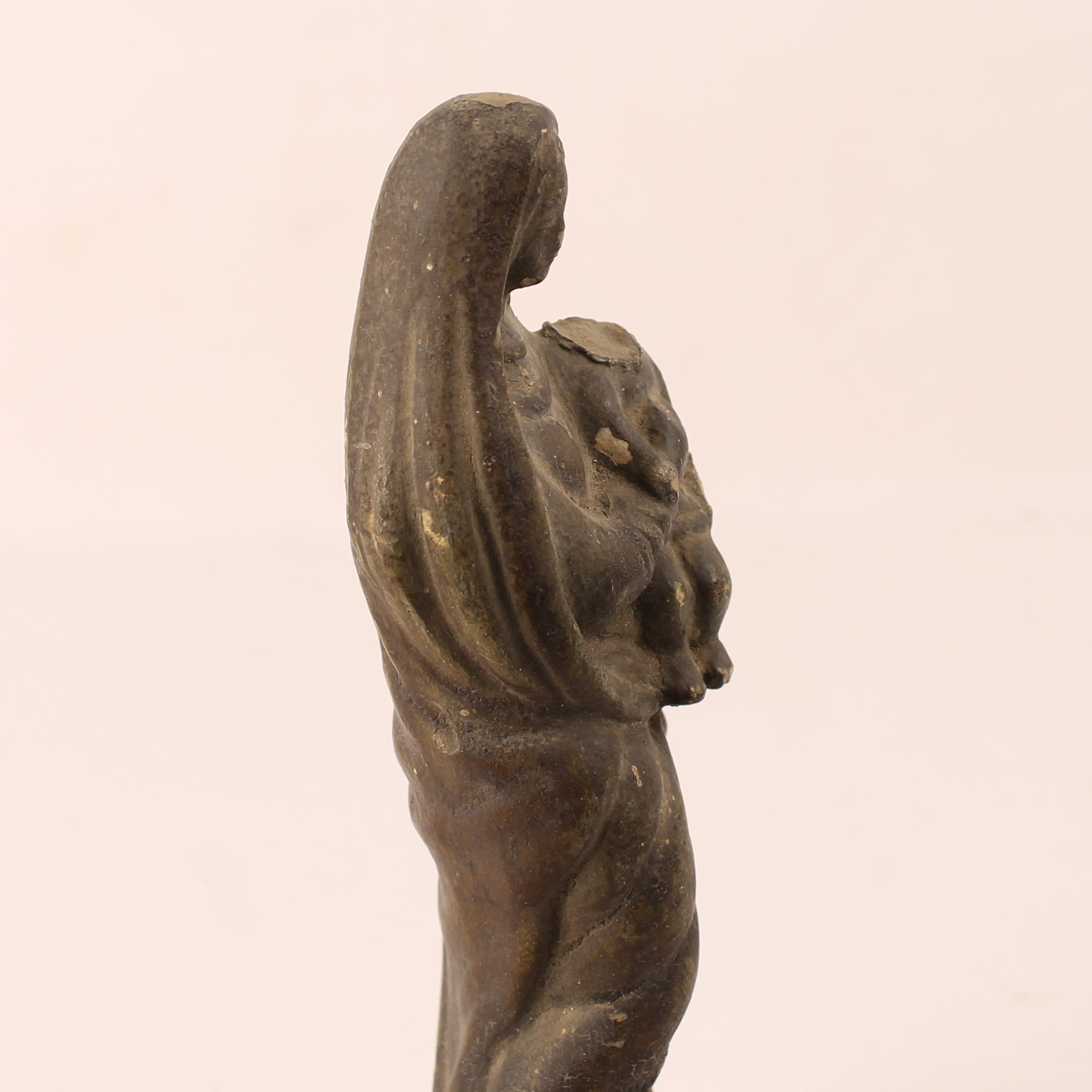 Madonna met Kind – Devotiebeeld – 15 cm – Doorleefde Staat