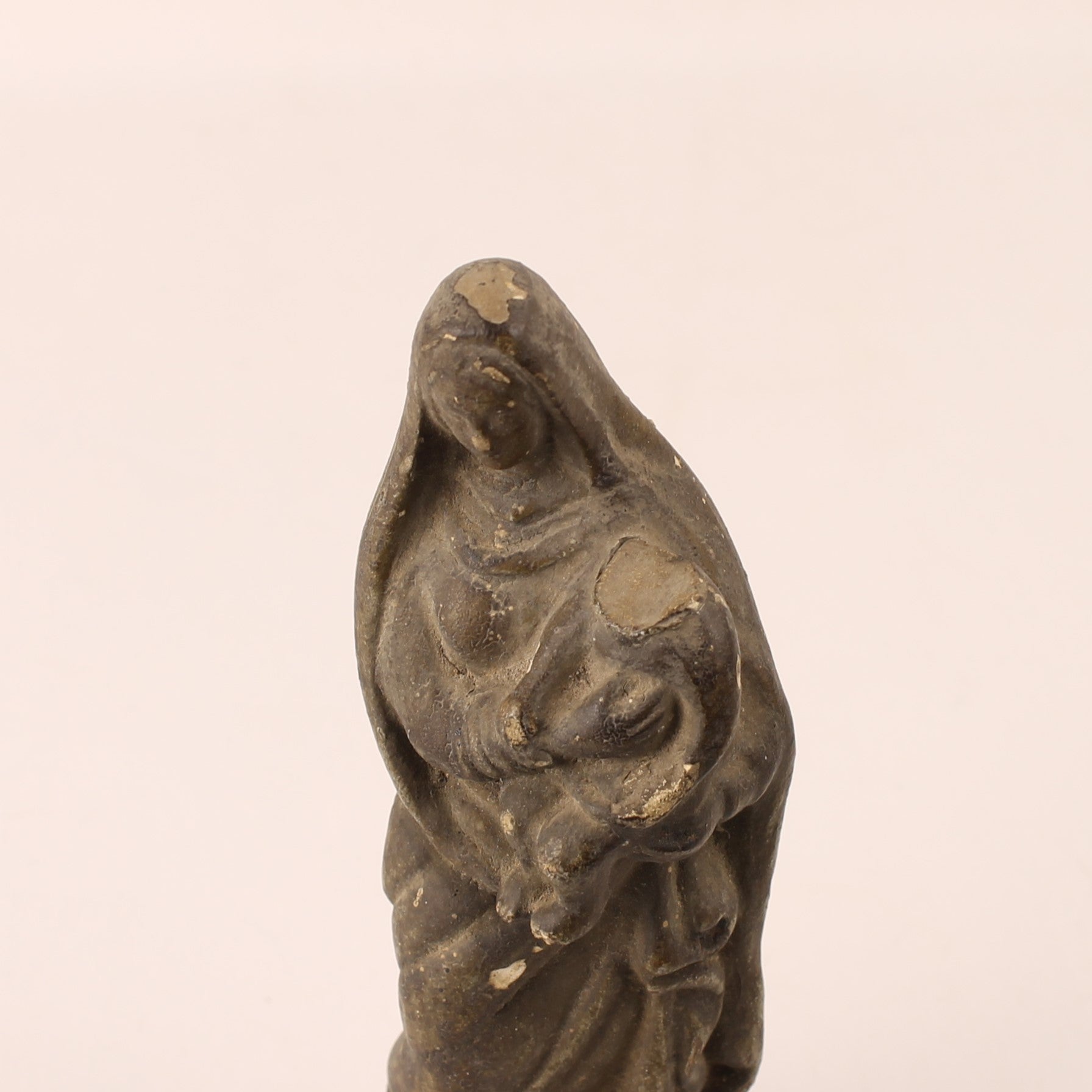 Madonna met Kind – Devotiebeeld – 15 cm – Doorleefde Staat