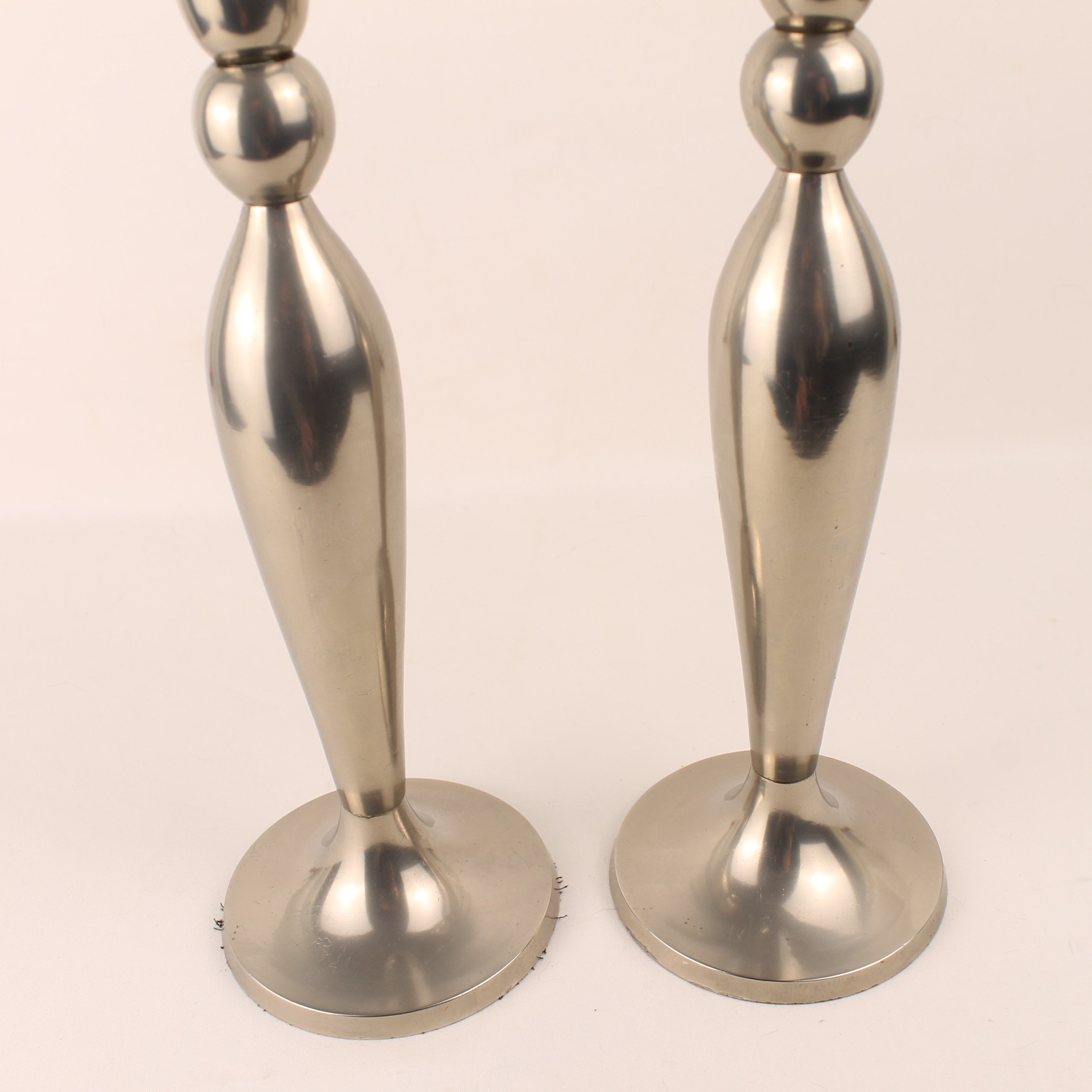 Bougeoirs en métal - 25 cm - Lot de 2