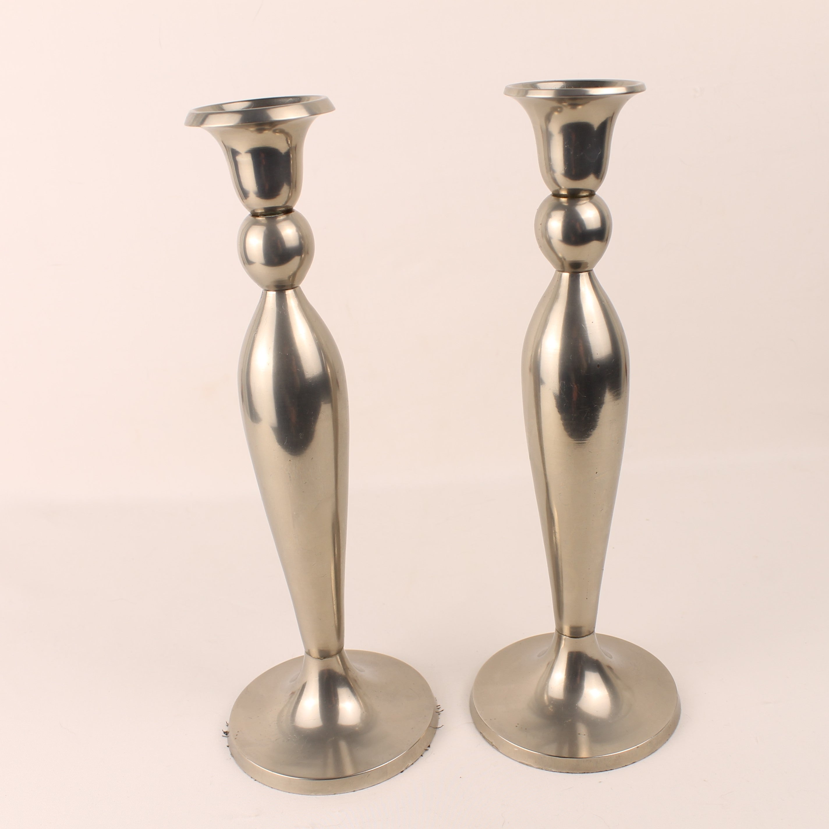 Kandelaars van metaal - 25 cm - Set van 2