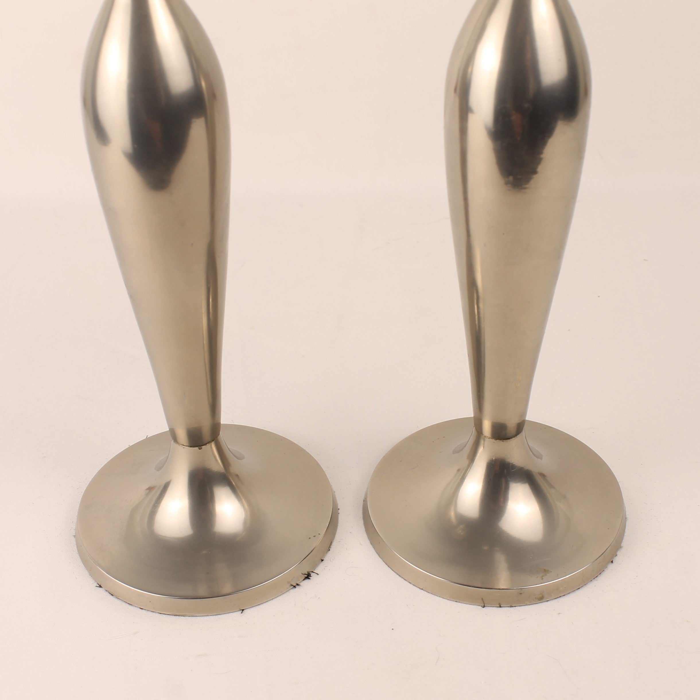 Bougeoirs en métal - 25 cm - Lot de 2