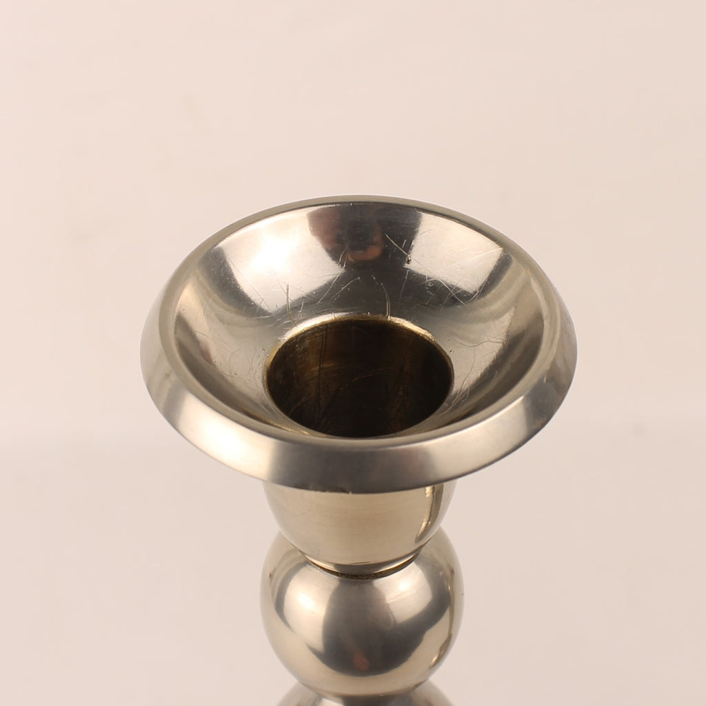 Bougeoirs en métal - 25 cm - Lot de 2