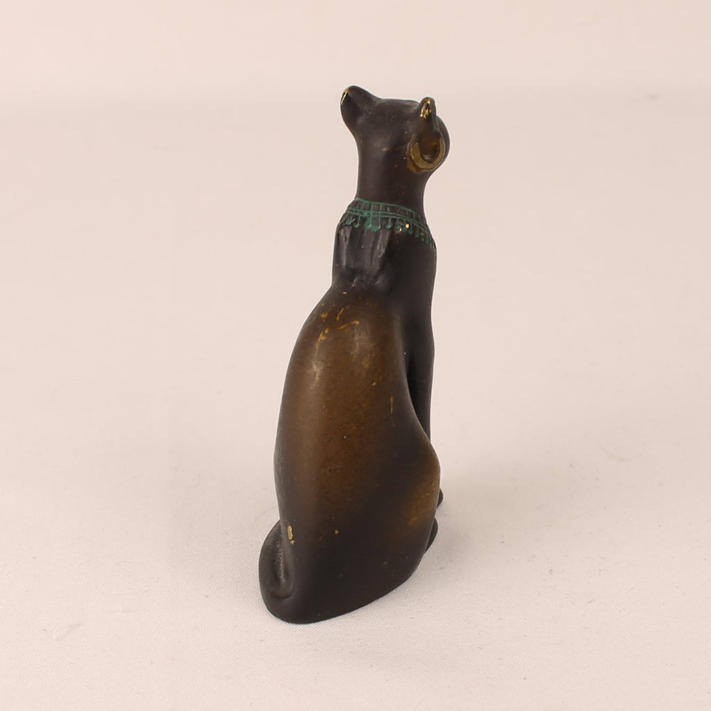 Chat égyptien Bastet – Métal massif – 1986 TFM