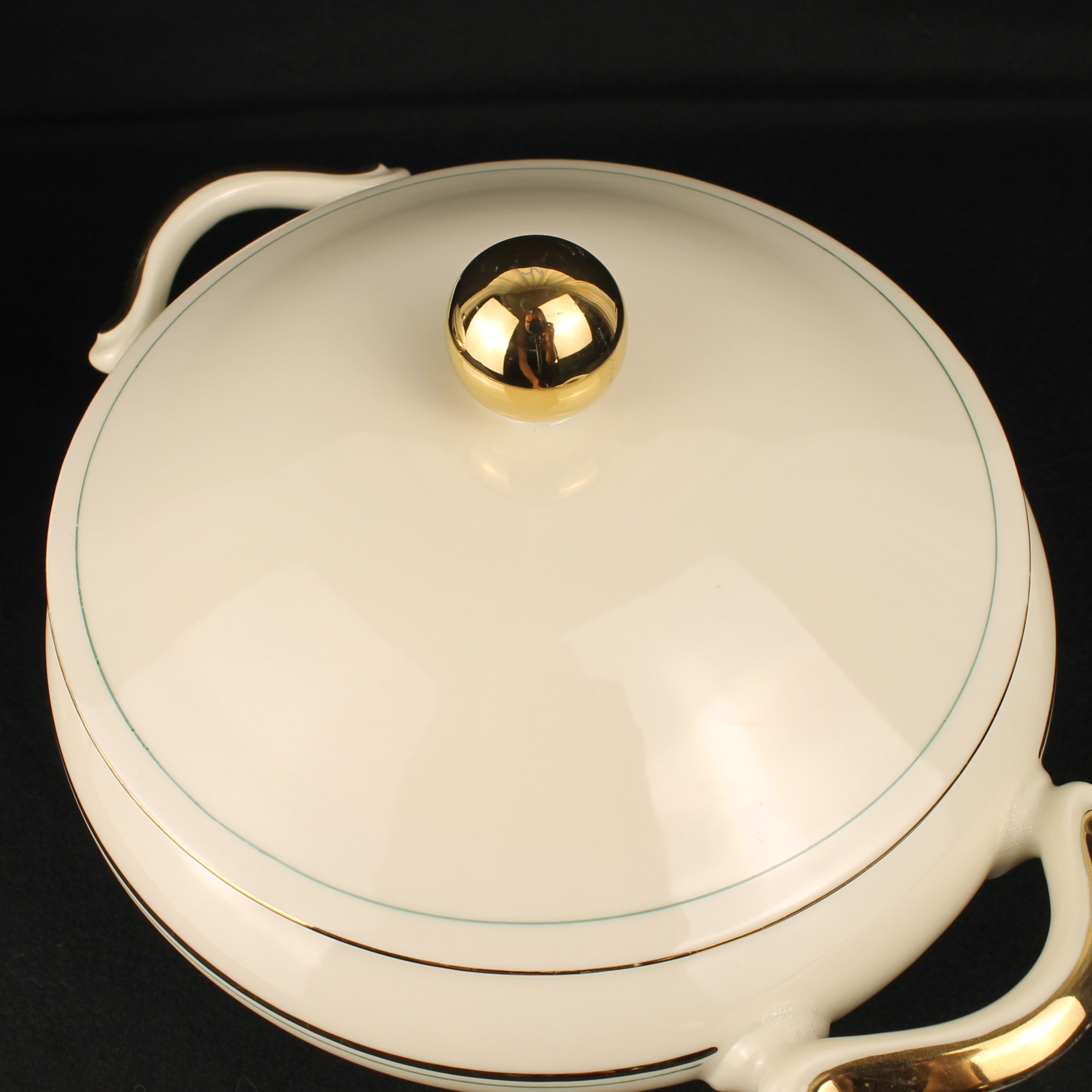 Bavaria Porseleinen Dekschalen - Set van 2 - Verguld - Mid Century – 22 cm