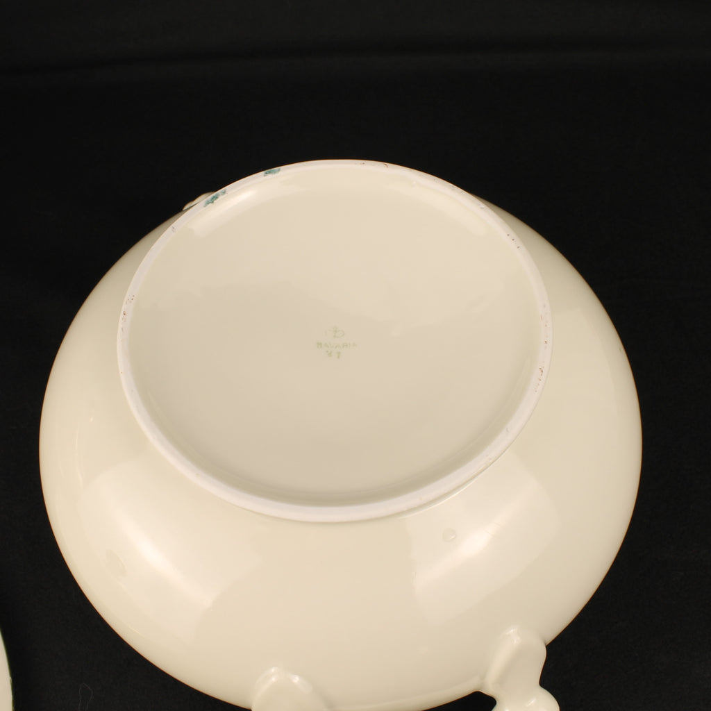 Bavaria Porseleinen Dekschalen - Set van 2 - Verguld - Mid Century – 22 cm