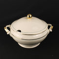 Bavaria Porseleinen Dekschaal – Verguld – Met Lepeluitsparing – 32 cm Breed