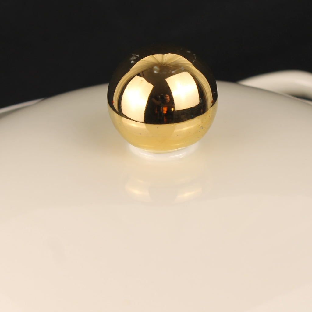 Bavaria Porseleinen Dekschaal – Verguld – Met Lepeluitsparing – 32 cm Breed